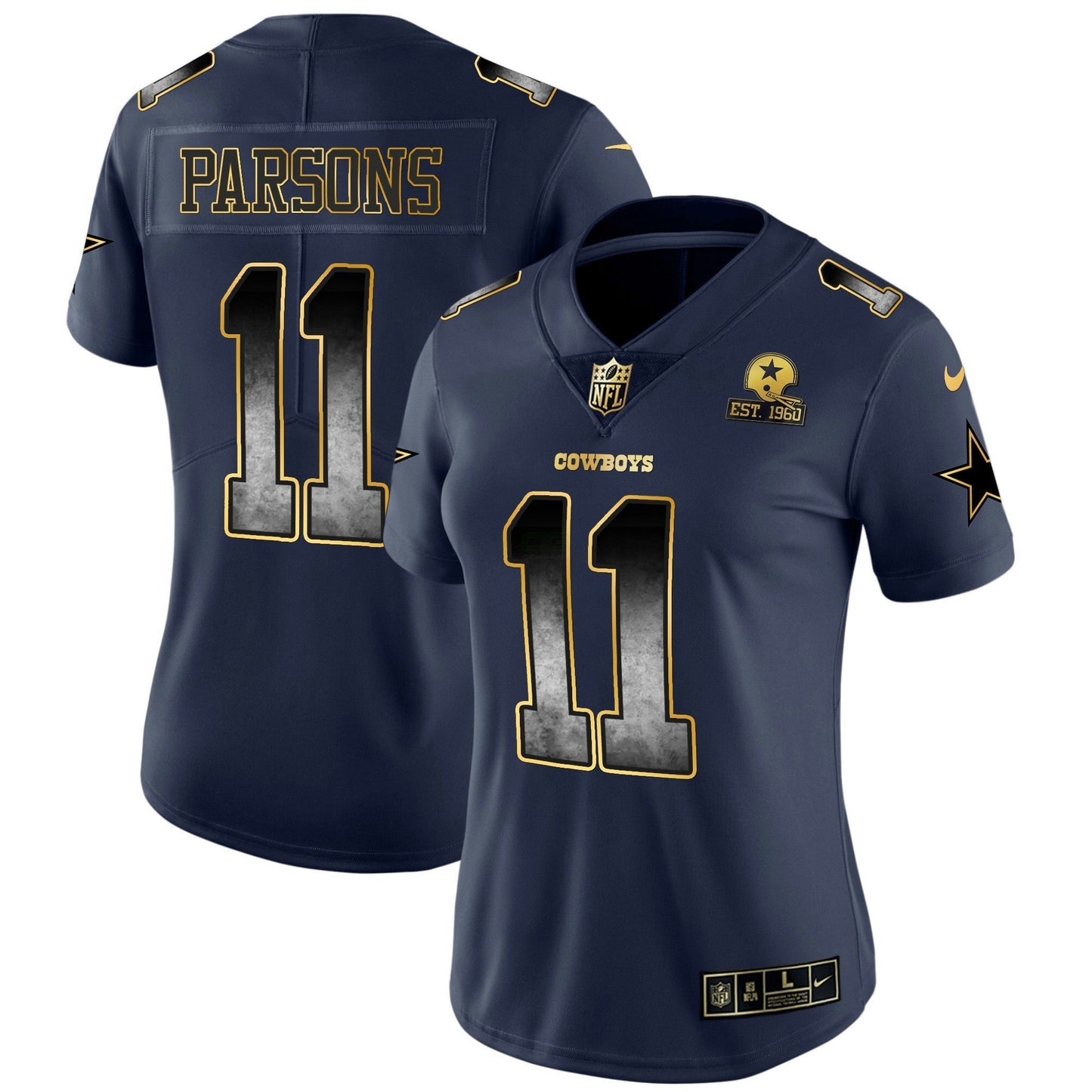 Camisa NFL Dallas Cowboys Women’s Arch Smoke Vapor Jersey