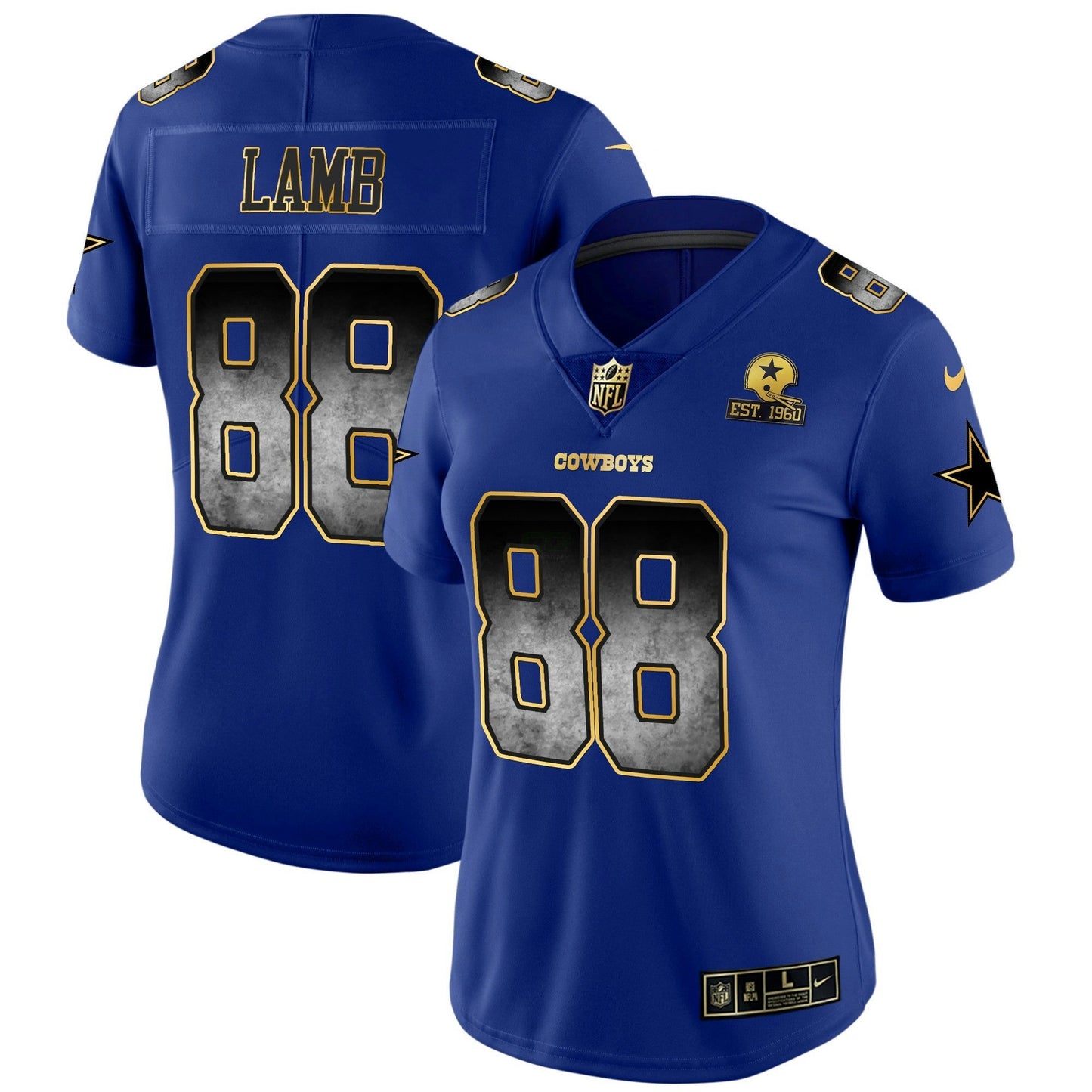 Camisa NFL Dallas Cowboys Women’s Arch Smoke Vapor Jersey