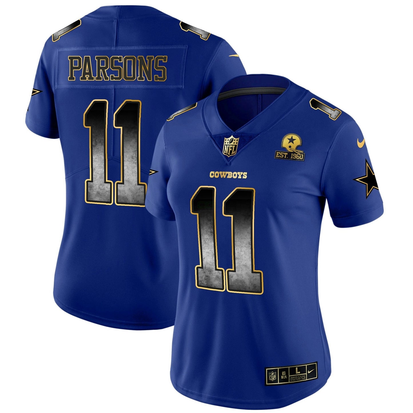 Camisa NFL Dallas Cowboys Women’s Arch Smoke Vapor Jersey