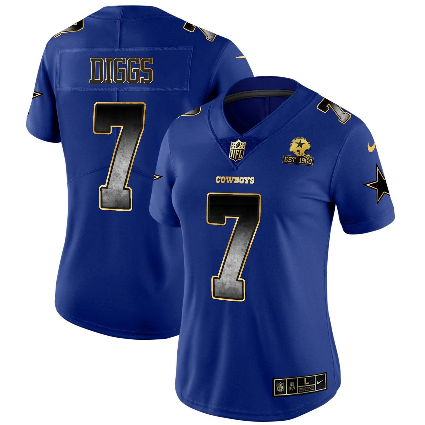 Camisa NFL Dallas Cowboys Women’s Arch Smoke Vapor Jersey