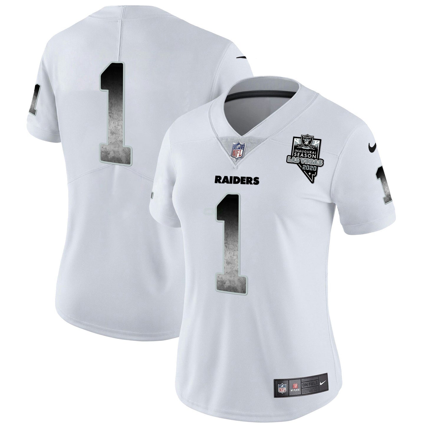 Camisa NFL Las Vegas Raiders Women’s Arch Smoke Vapor Jersey