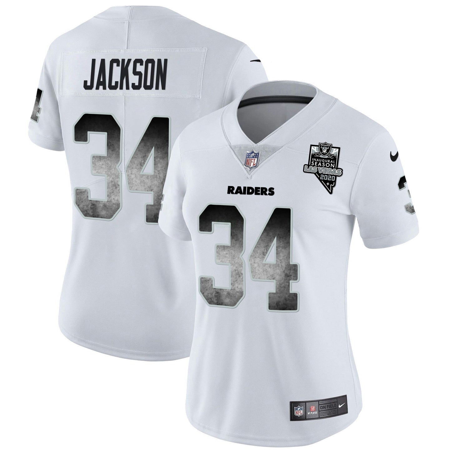 Camisa NFL Las Vegas Raiders Women’s Arch Smoke Vapor Jersey
