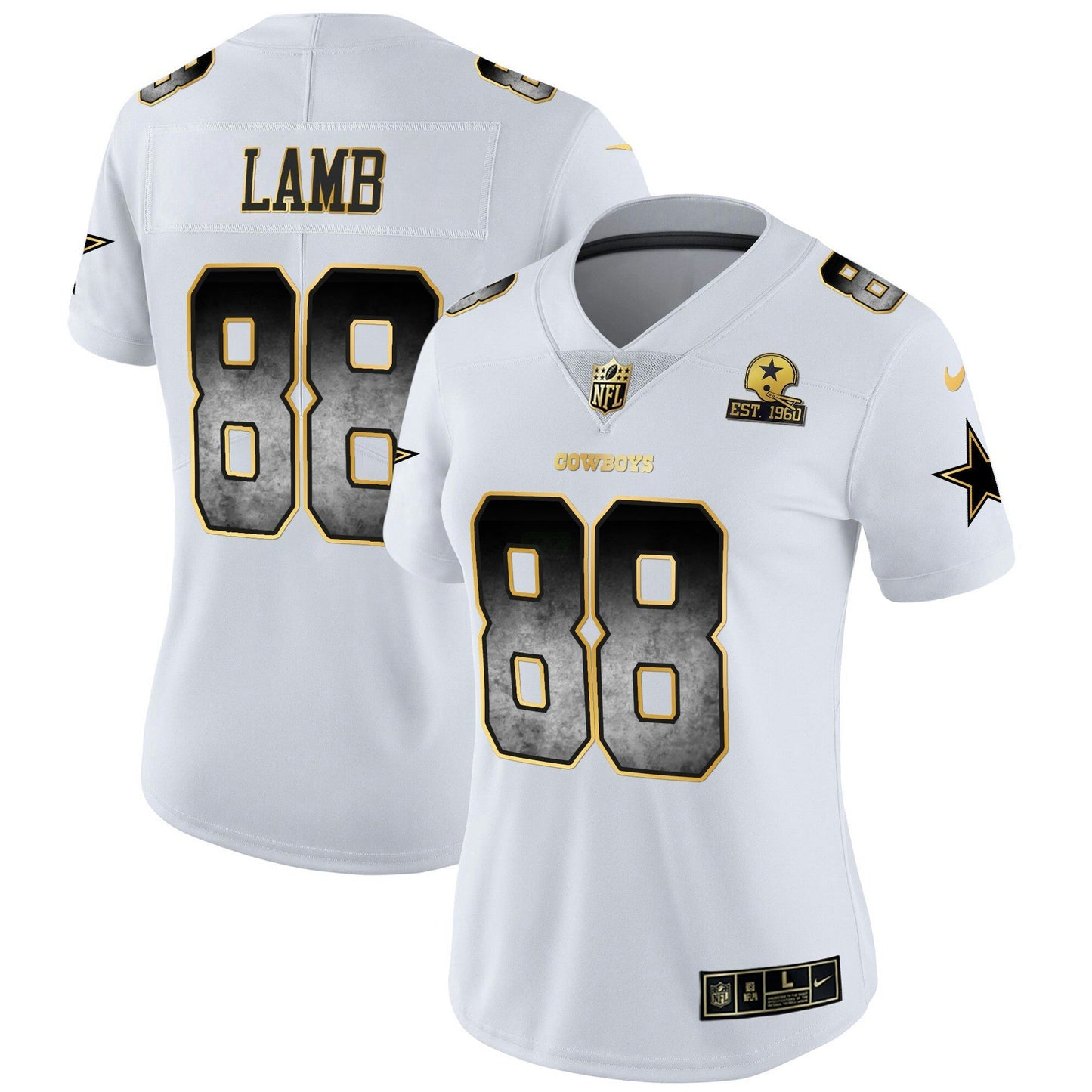 Camisa NFL Dallas Cowboys Women’s Arch Smoke Vapor Jersey