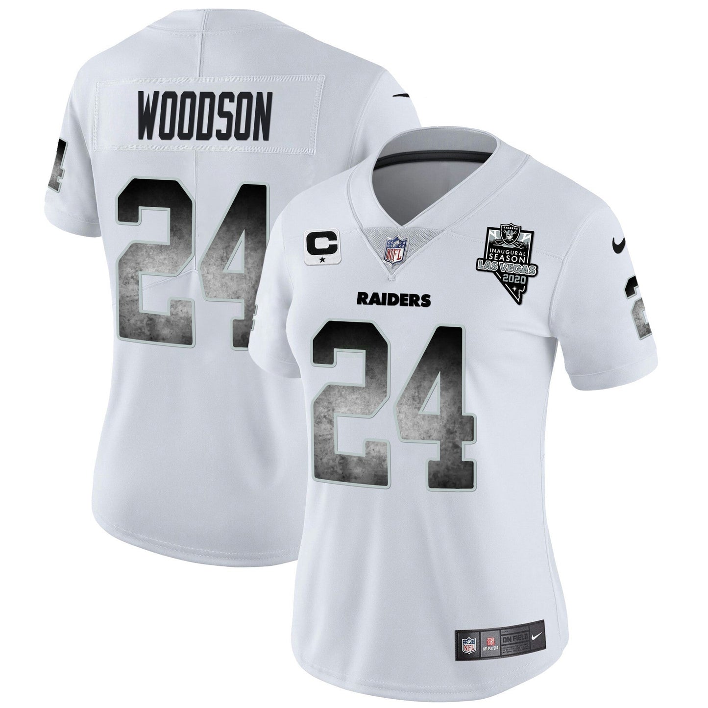 Camisa NFL Las Vegas Raiders Women’s Arch Smoke Vapor Jersey