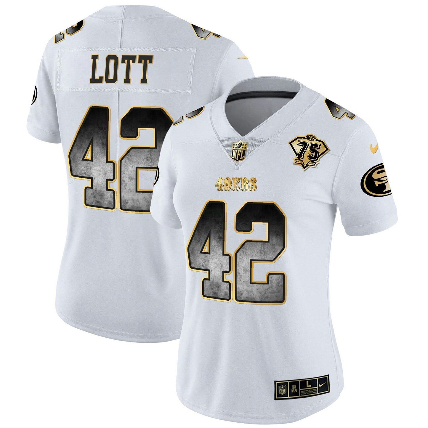Camisa NFL San Francisco 49ers Women’s Arch Smoke Vapor Jersey