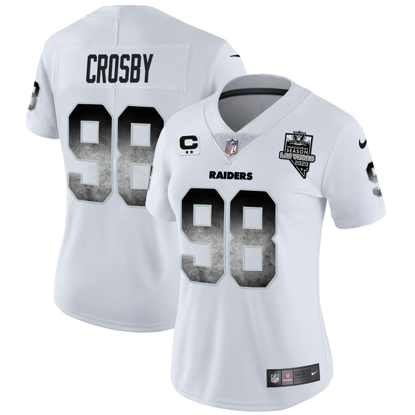 Camisa NFL Las Vegas Raiders Women’s Arch Smoke Vapor Jersey