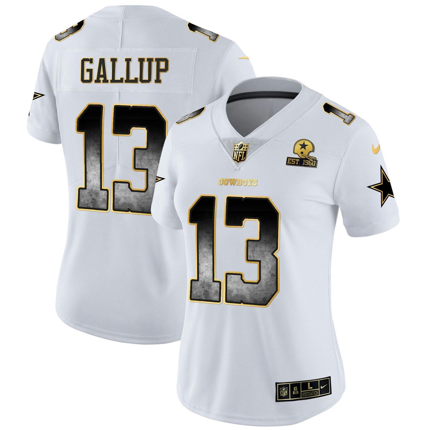 Camisa NFL Dallas Cowboys Women’s Arch Smoke Vapor Jersey
