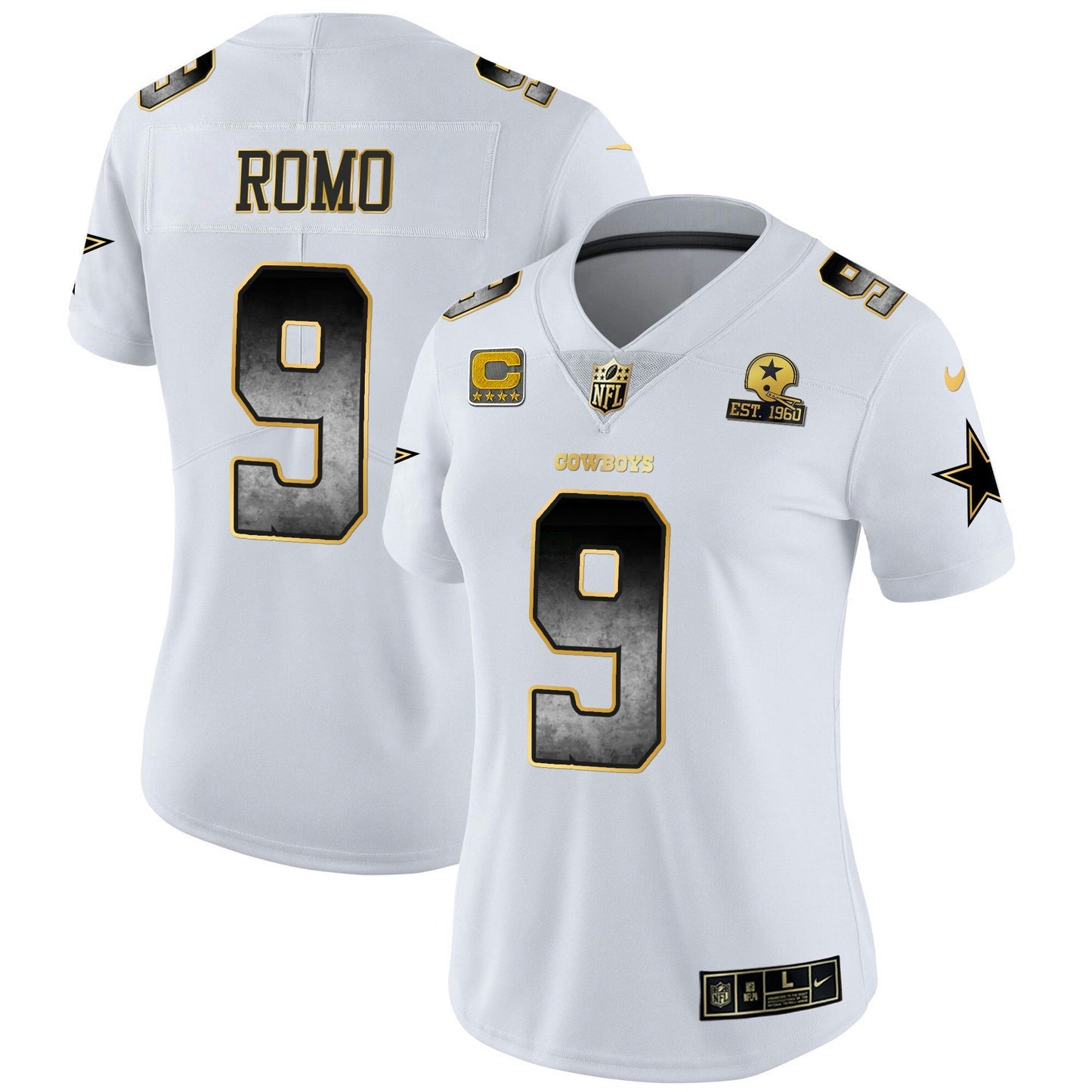 Camisa NFL Dallas Cowboys Women’s Arch Smoke Vapor Jersey