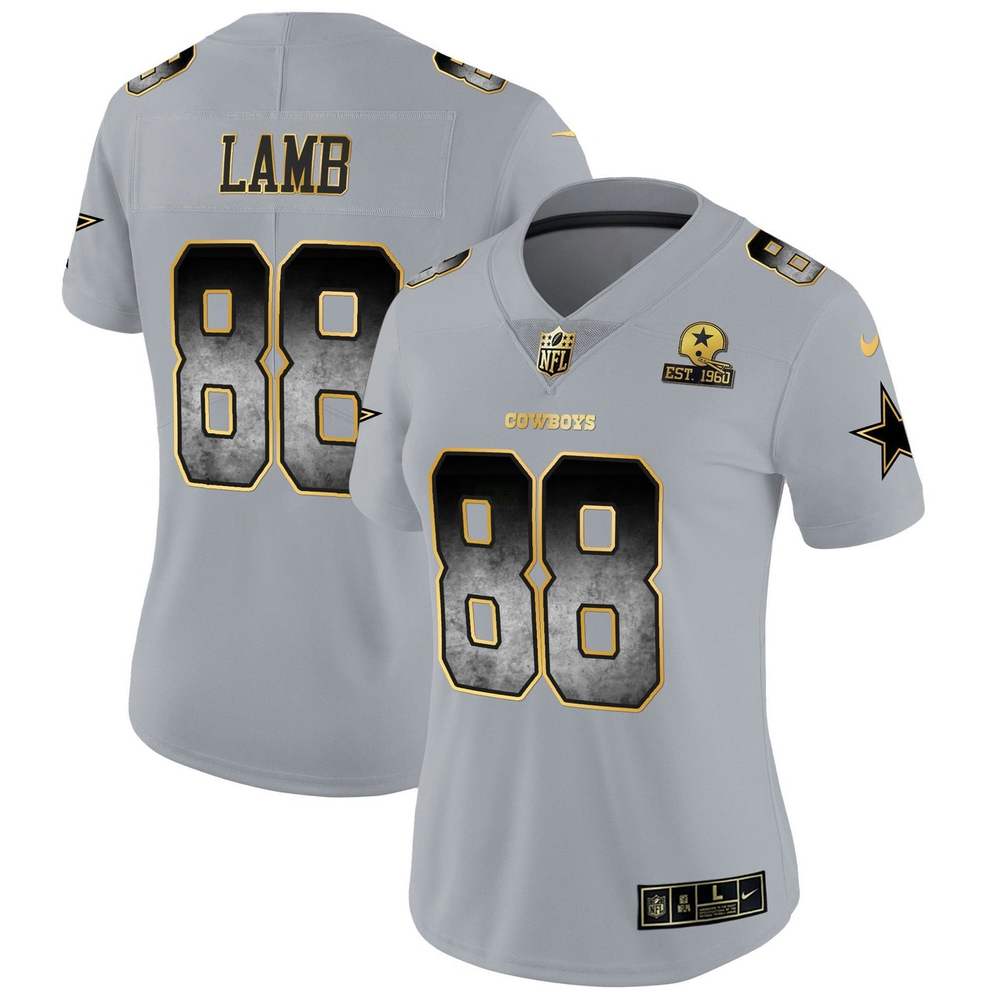 Camisa NFL Dallas Cowboys Women’s Arch Smoke Vapor Jersey