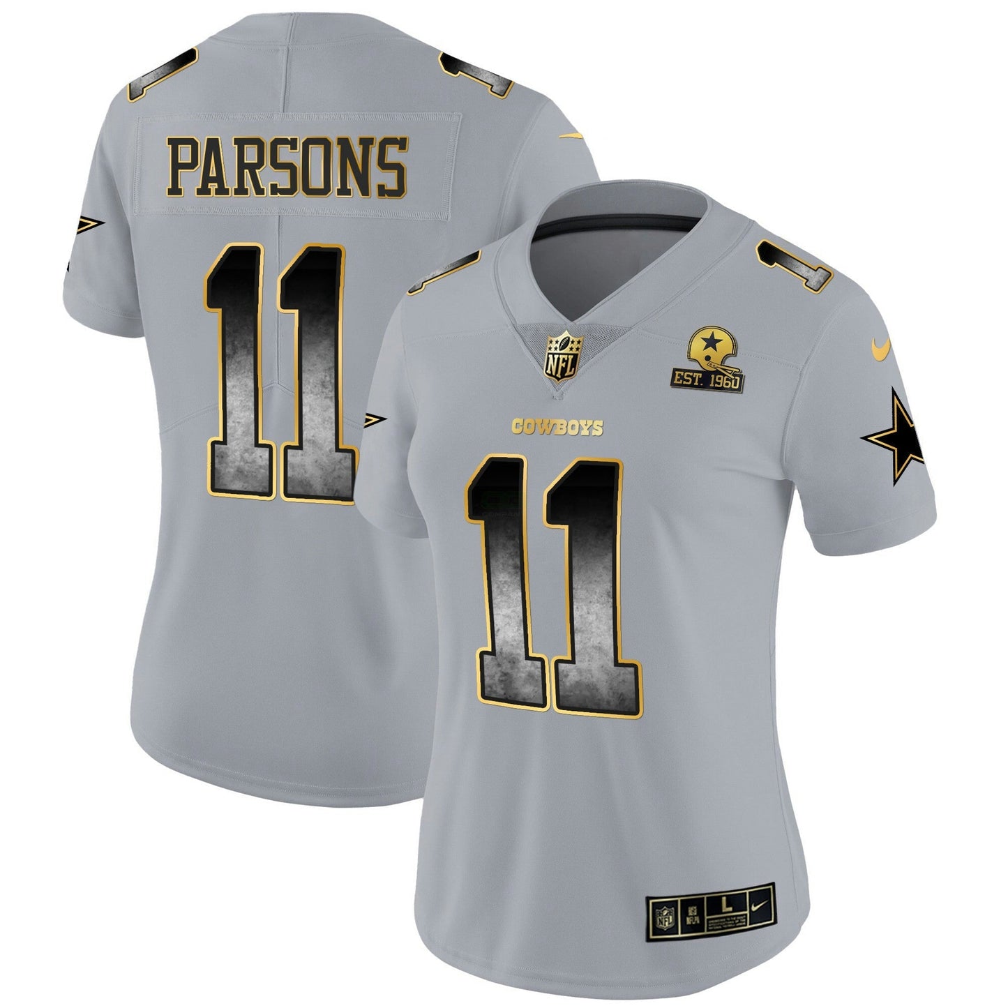 Camisa NFL Dallas Cowboys Women’s Arch Smoke Vapor Jersey