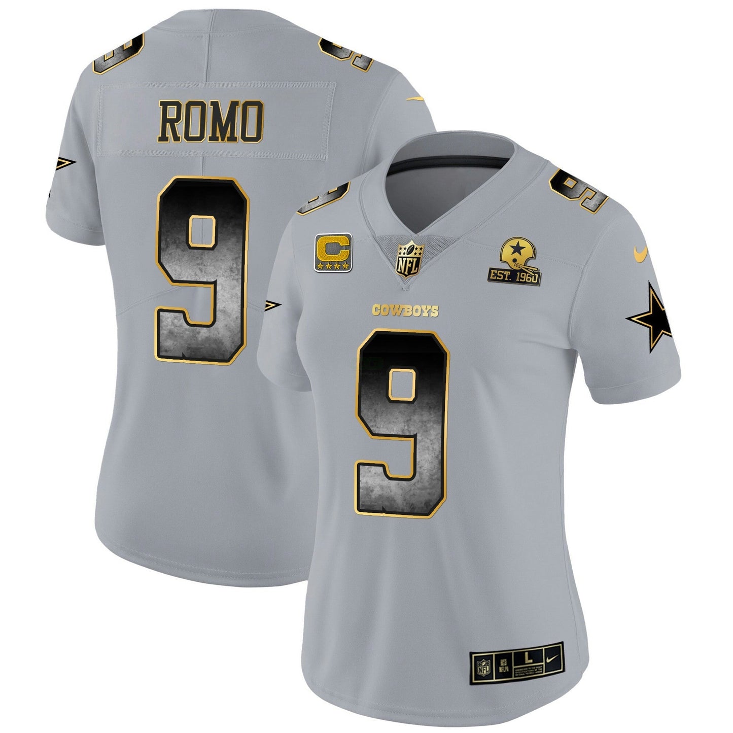 Camisa NFL Dallas Cowboys Women’s Arch Smoke Vapor Jersey