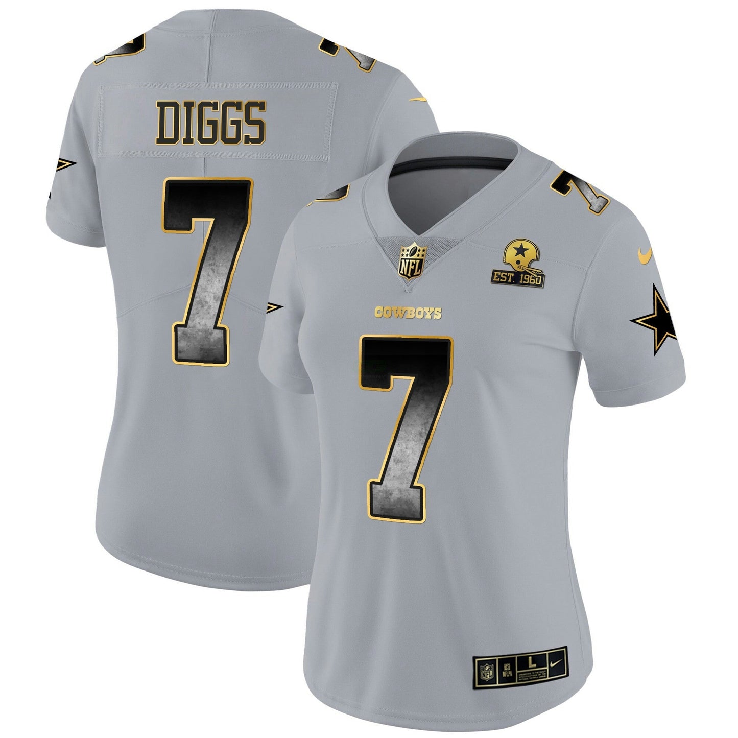 Camisa NFL Dallas Cowboys Women’s Arch Smoke Vapor Jersey