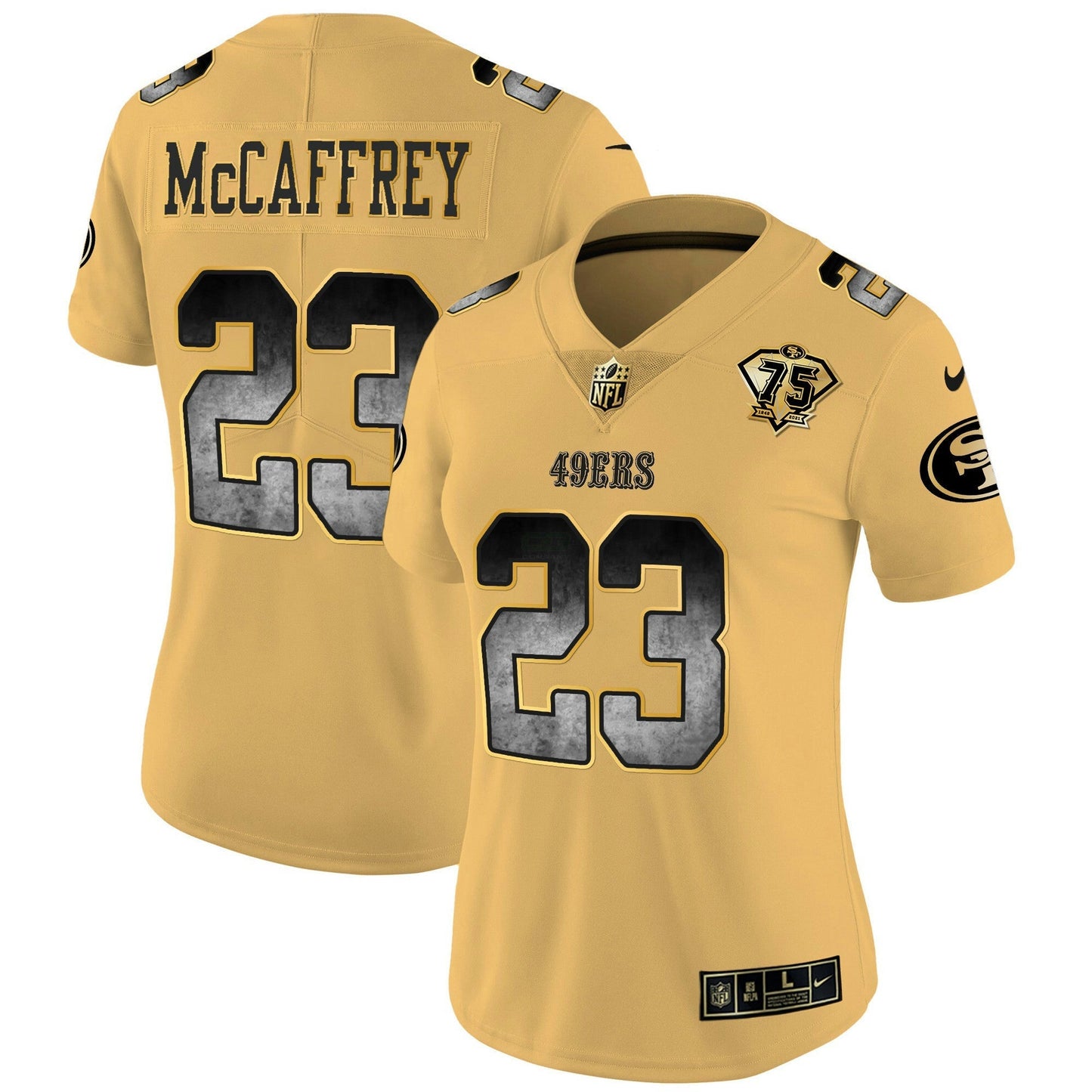 Camisa NFL San Francisco 49ers Women’s Arch Smoke Vapor Jersey
