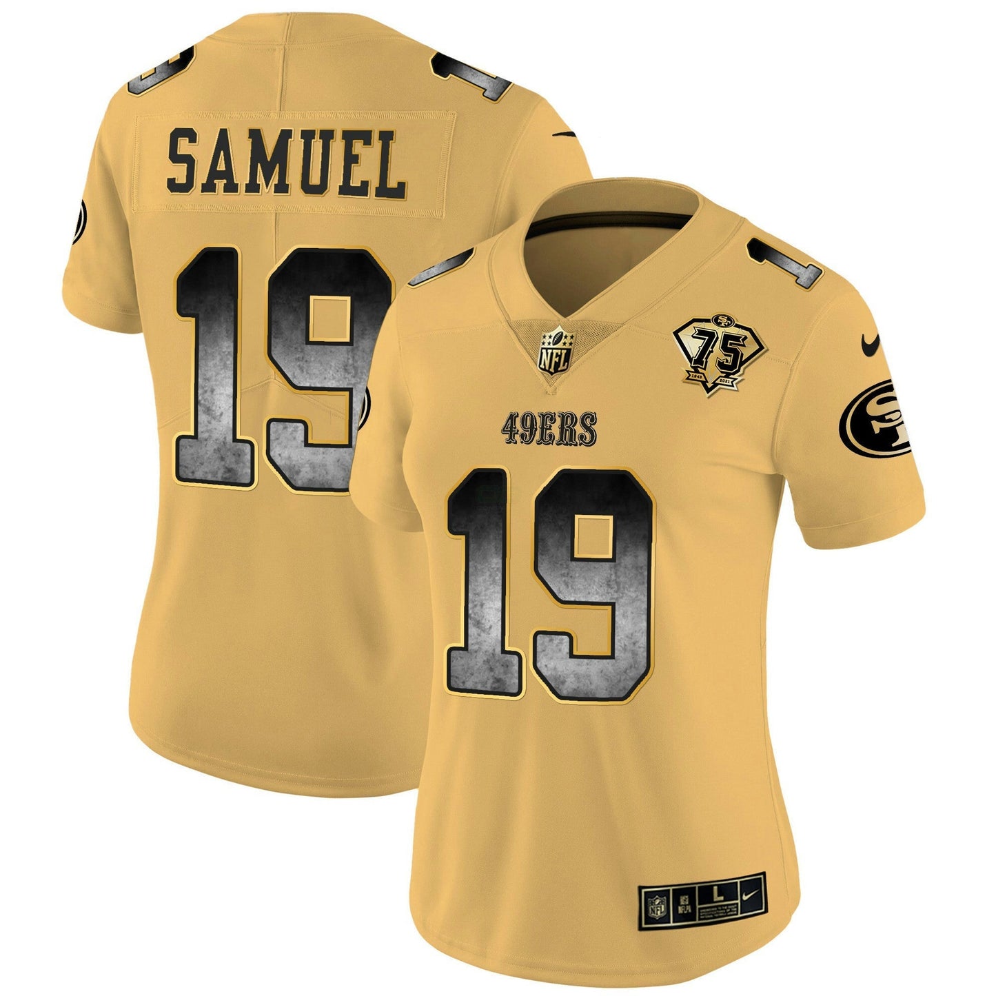 Camisa NFL San Francisco 49ers Women’s Arch Smoke Vapor Jersey