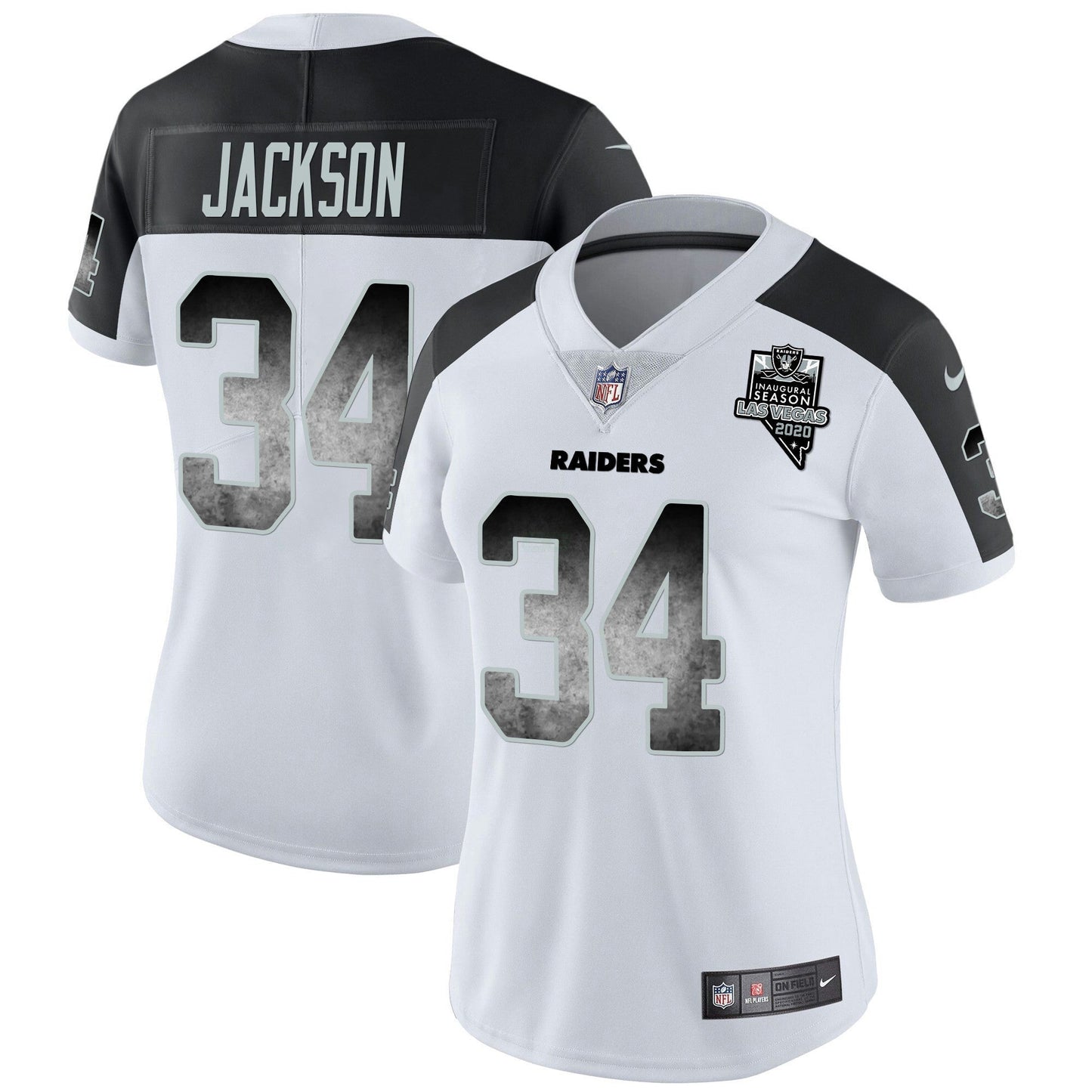 Camisa NFL Las Vegas Raiders Women’s Arch Smoke Vapor Jersey