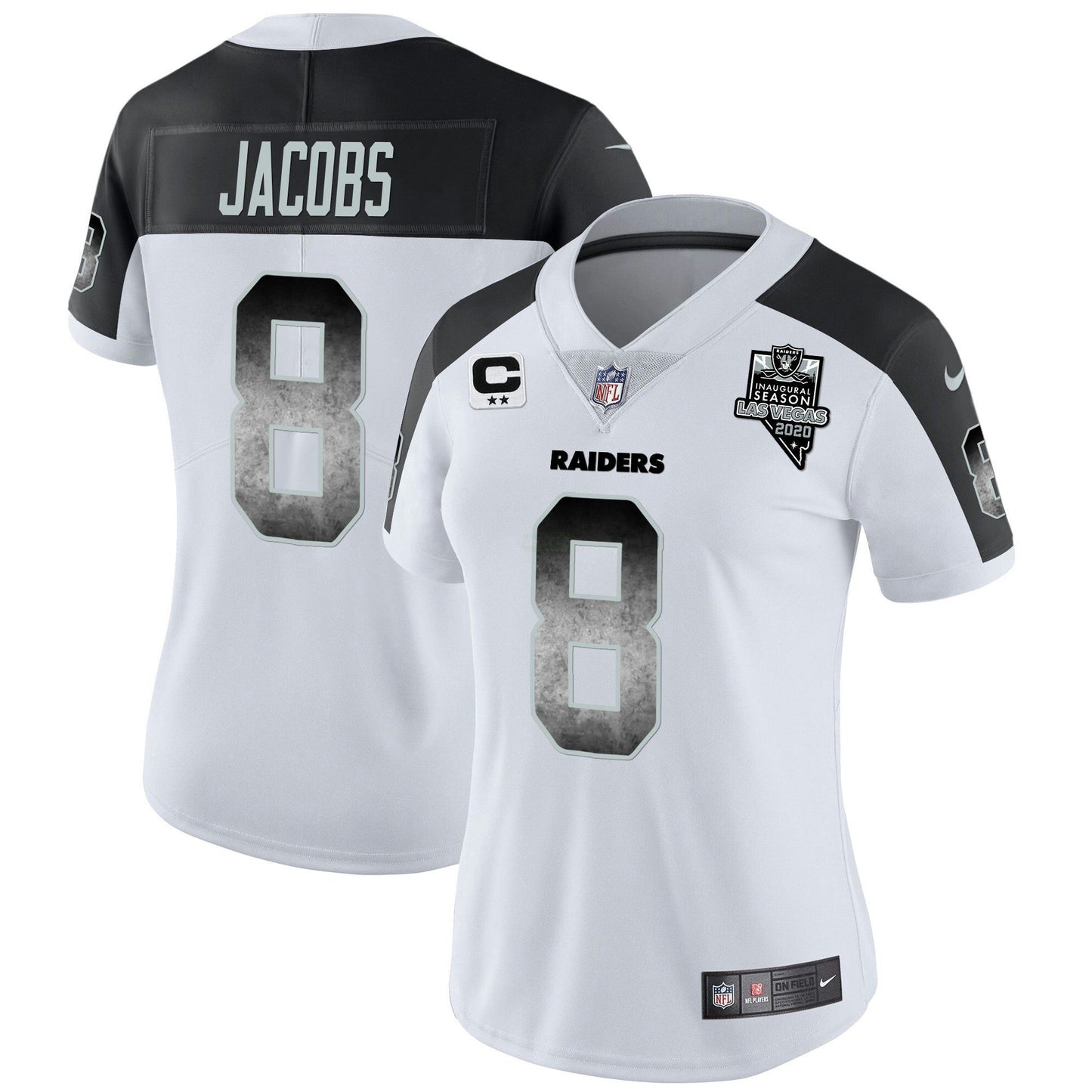 Camisa NFL Las Vegas Raiders Women’s Arch Smoke Vapor Jersey