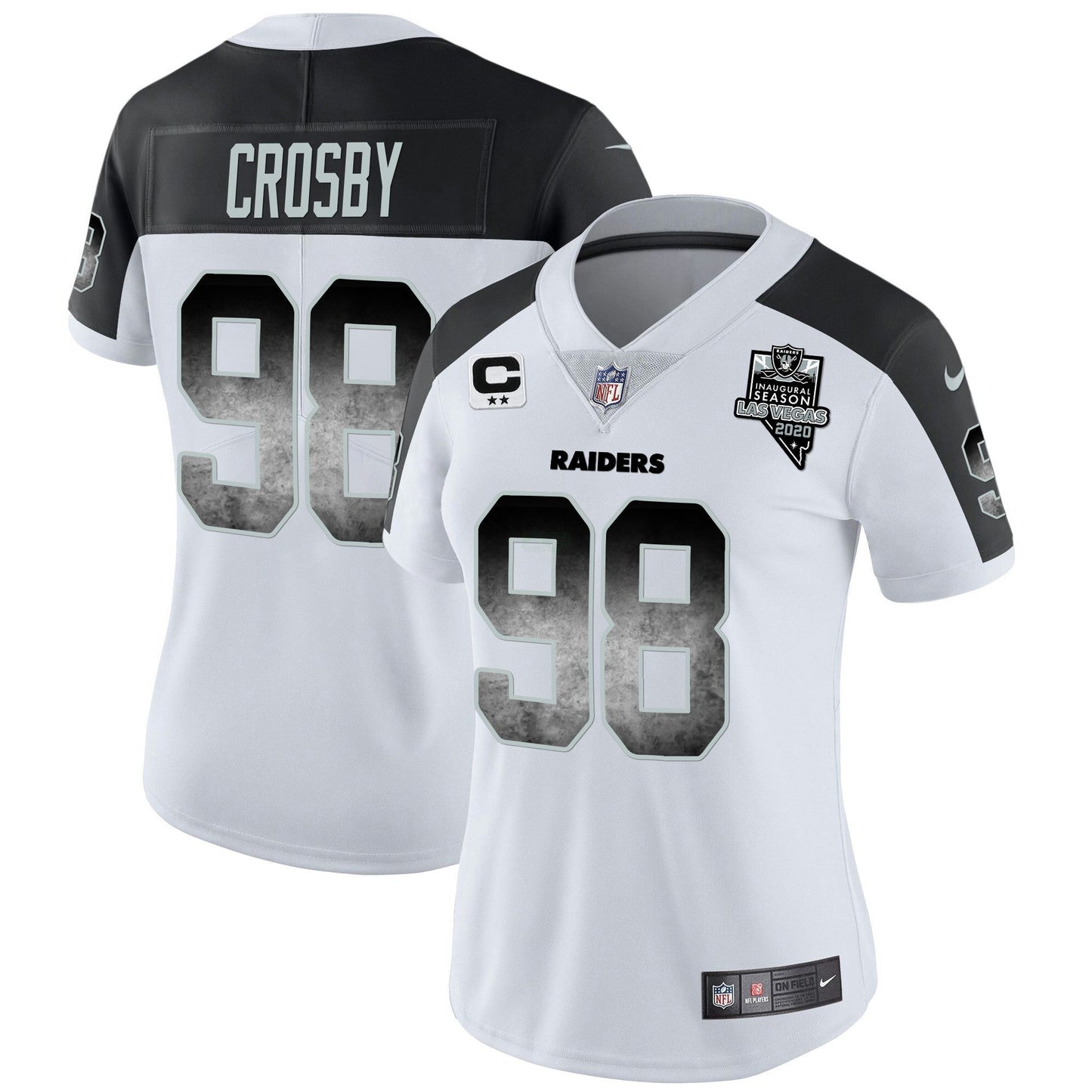 Camisa NFL Las Vegas Raiders Women’s Arch Smoke Vapor Jersey