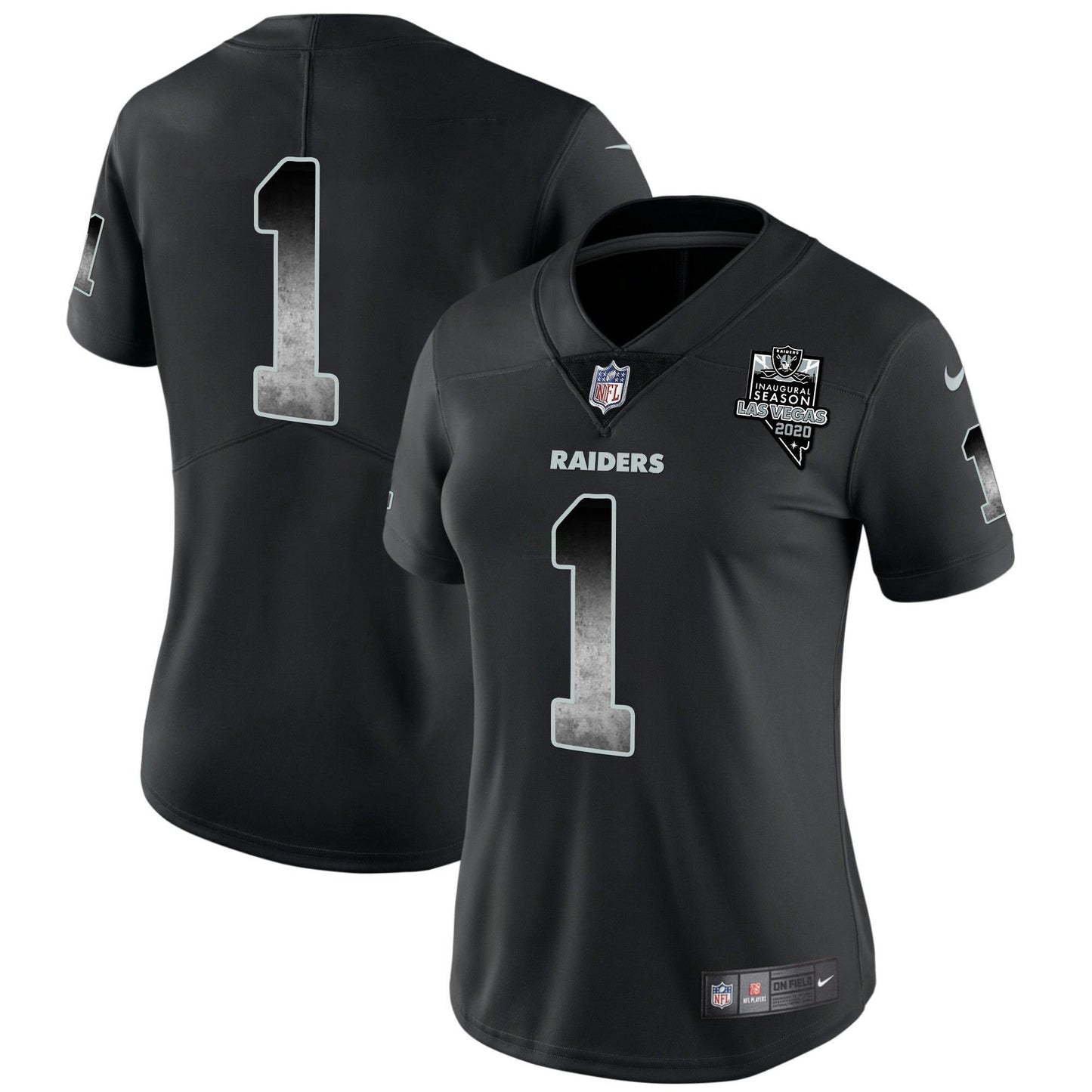 Camisa NFL Las Vegas Raiders Women’s Arch Smoke Vapor Jersey