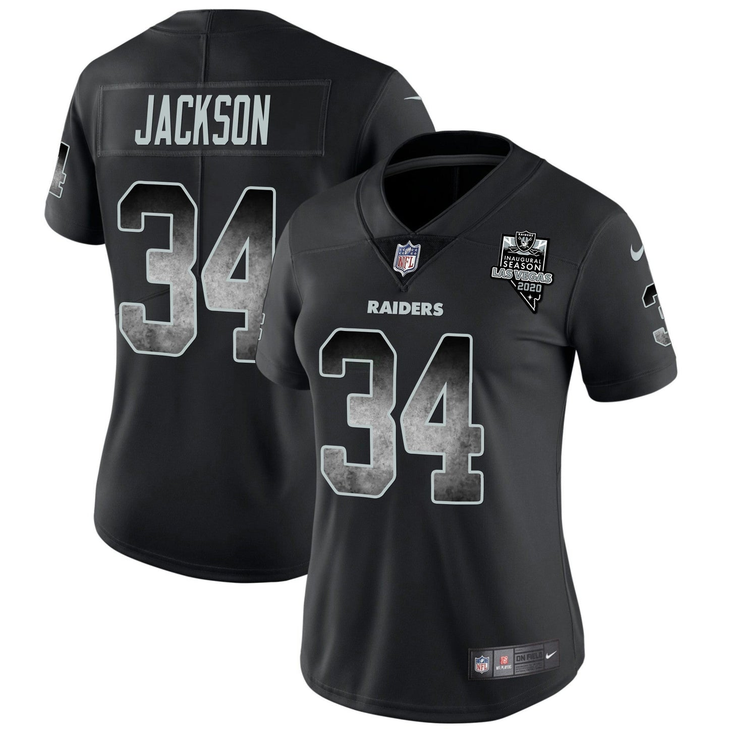 Camisa NFL Las Vegas Raiders Women’s Arch Smoke Vapor Jersey