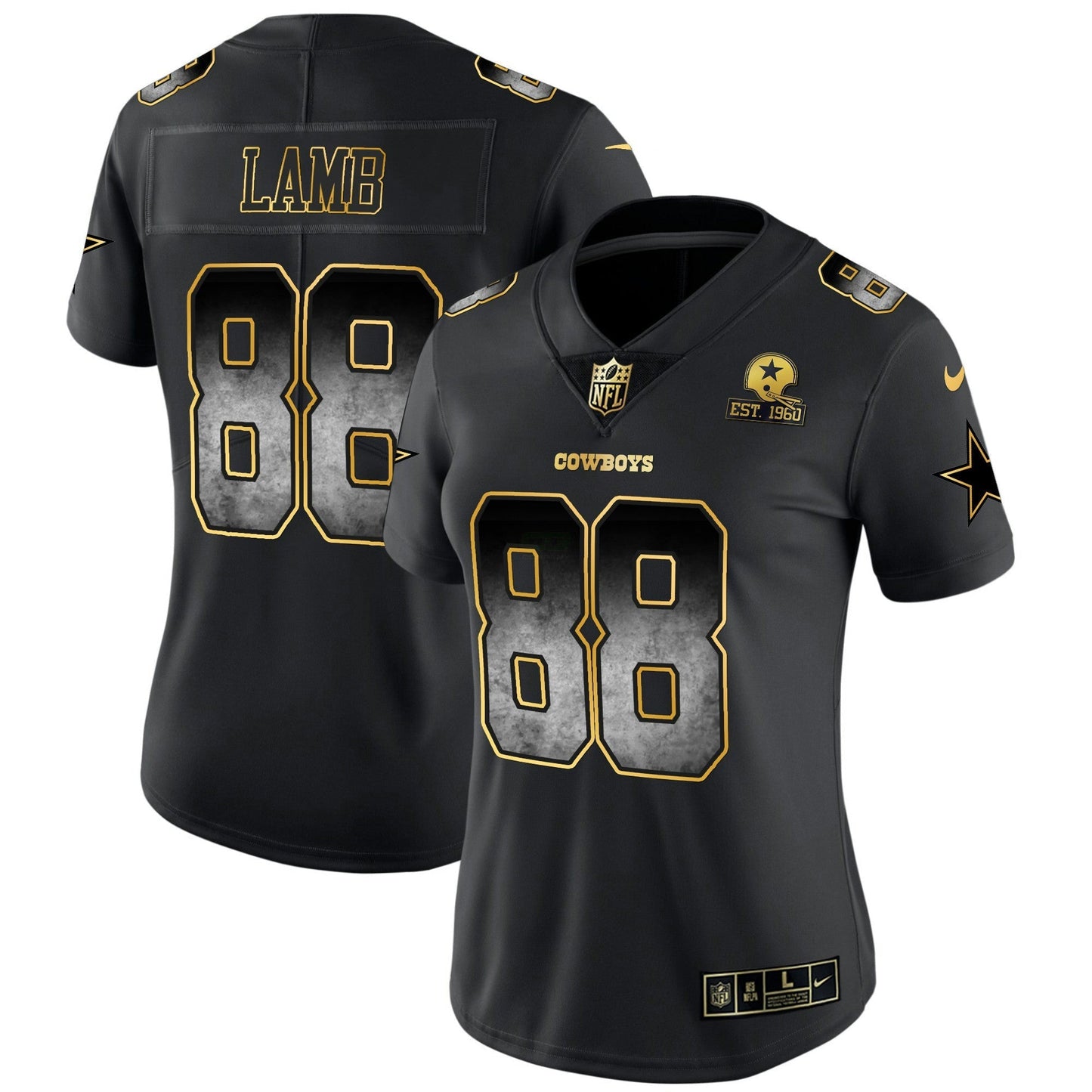 Camisa NFL Dallas Cowboys Women’s Arch Smoke Vapor Jersey