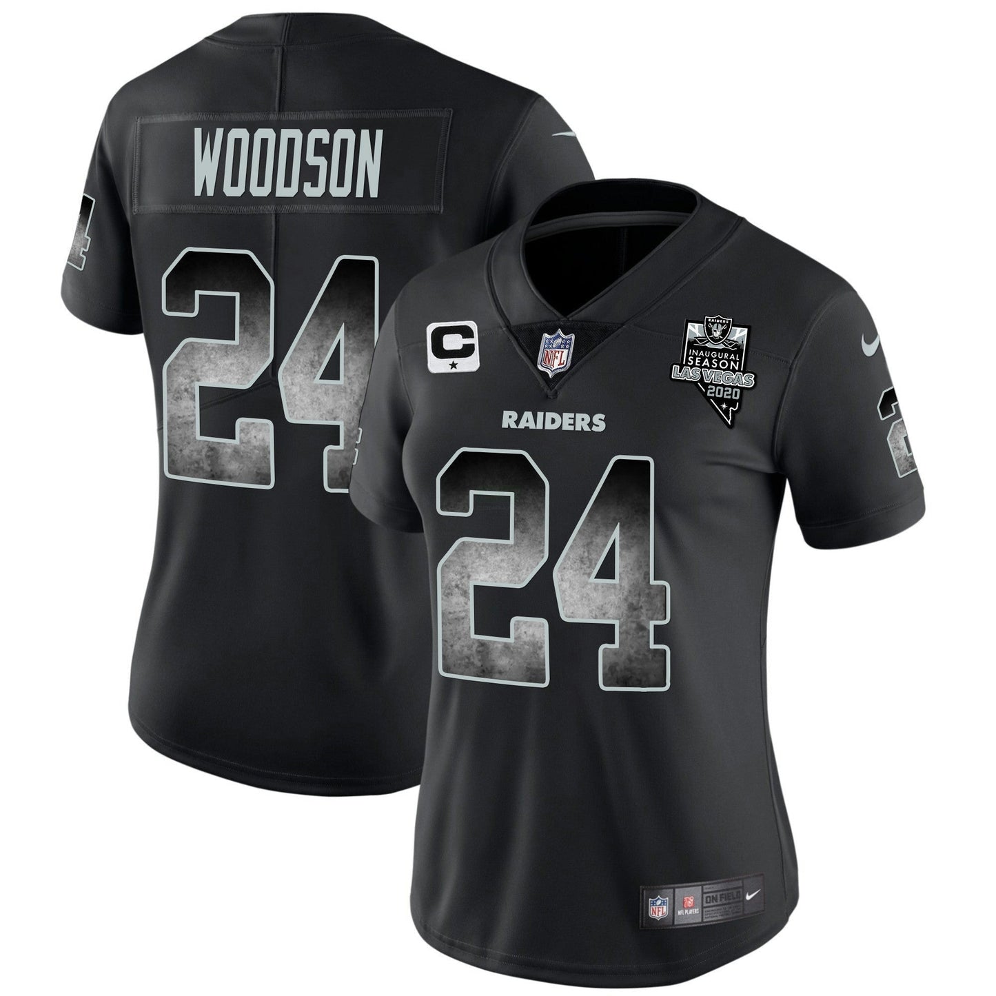 Camisa NFL Las Vegas Raiders Women’s Arch Smoke Vapor Jersey