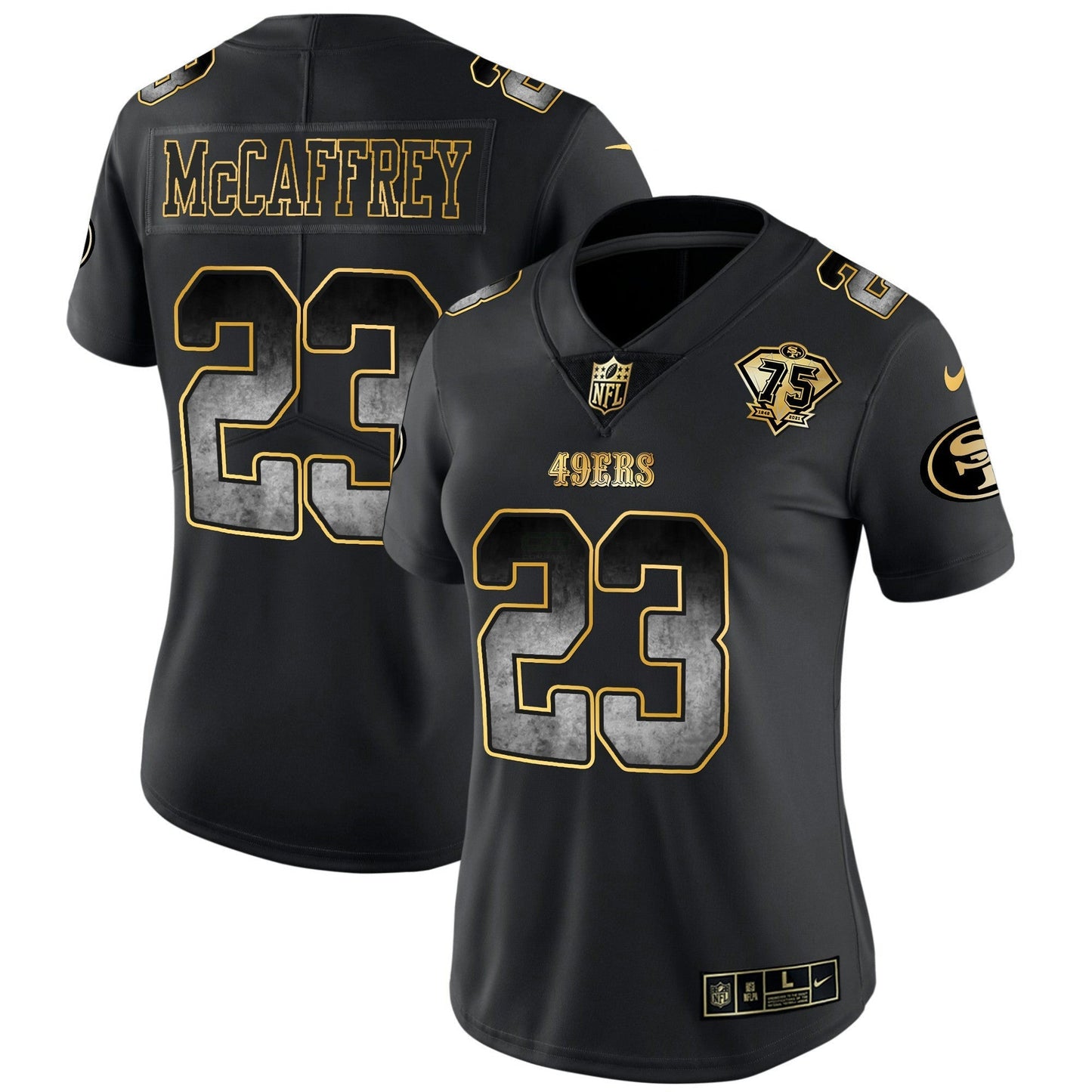 Camisa NFL San Francisco 49ers Women’s Arch Smoke Vapor Jersey