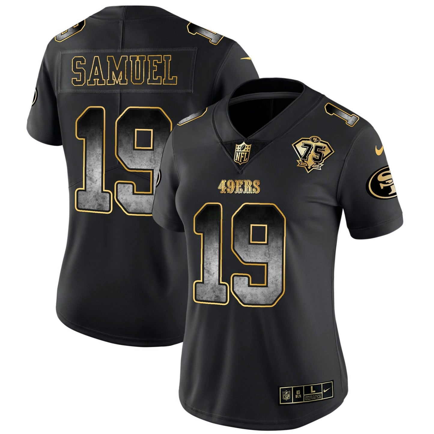 Camisa NFL San Francisco 49ers Women’s Arch Smoke Vapor Jersey