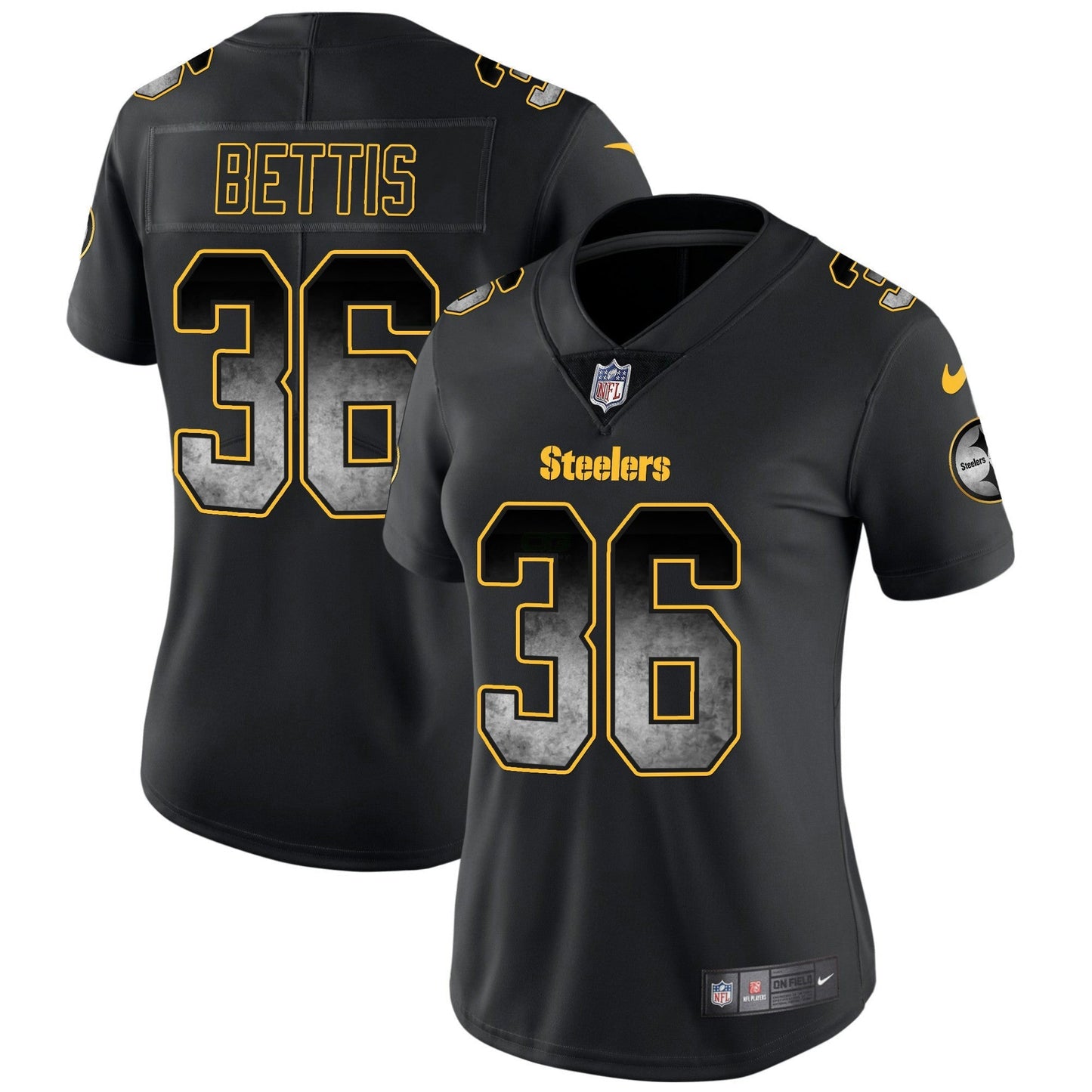 Camisa NFL Pittsburgh Steelers Women’s Arch Smoke Vapor Jersey