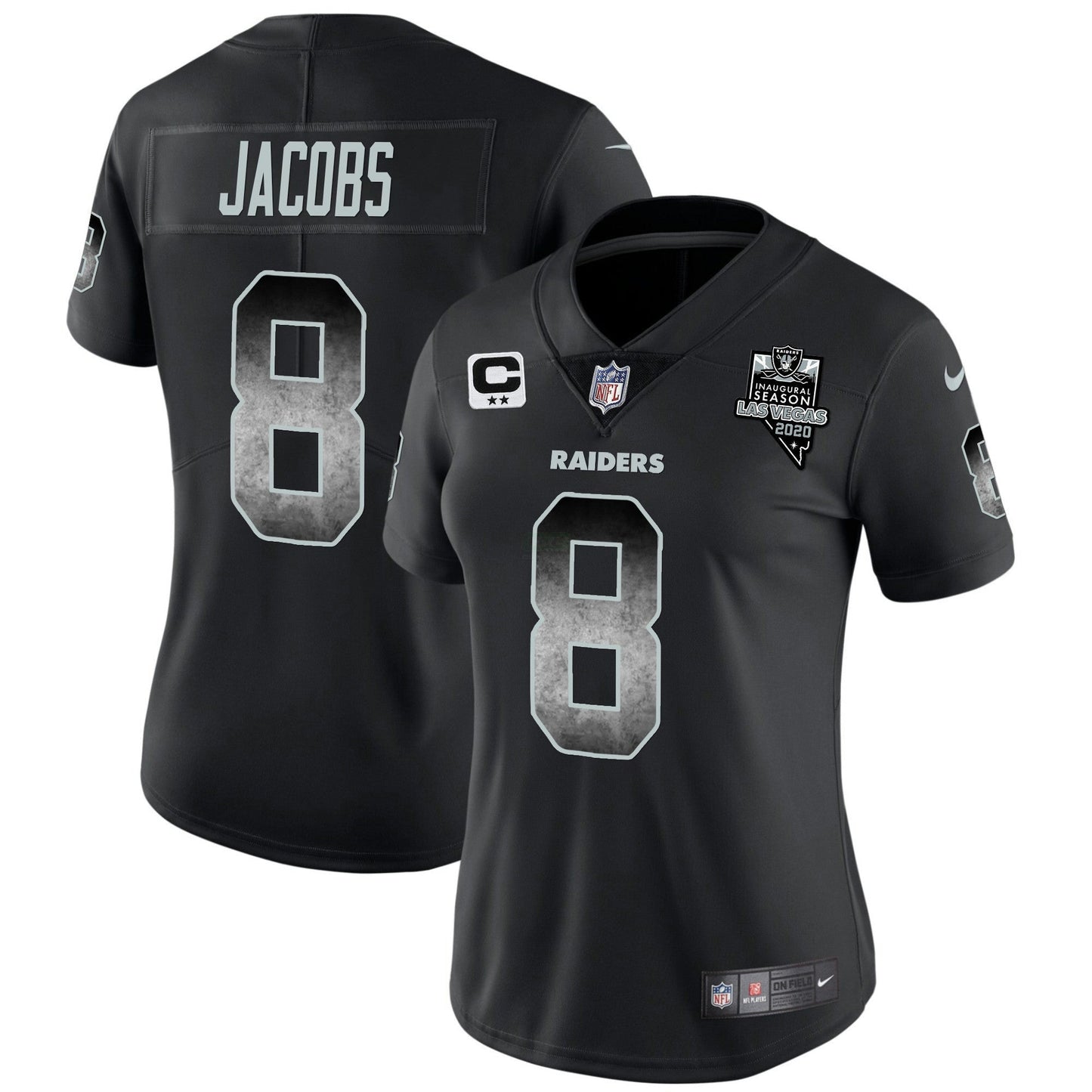 Camisa NFL Las Vegas Raiders Women’s Arch Smoke Vapor Jersey