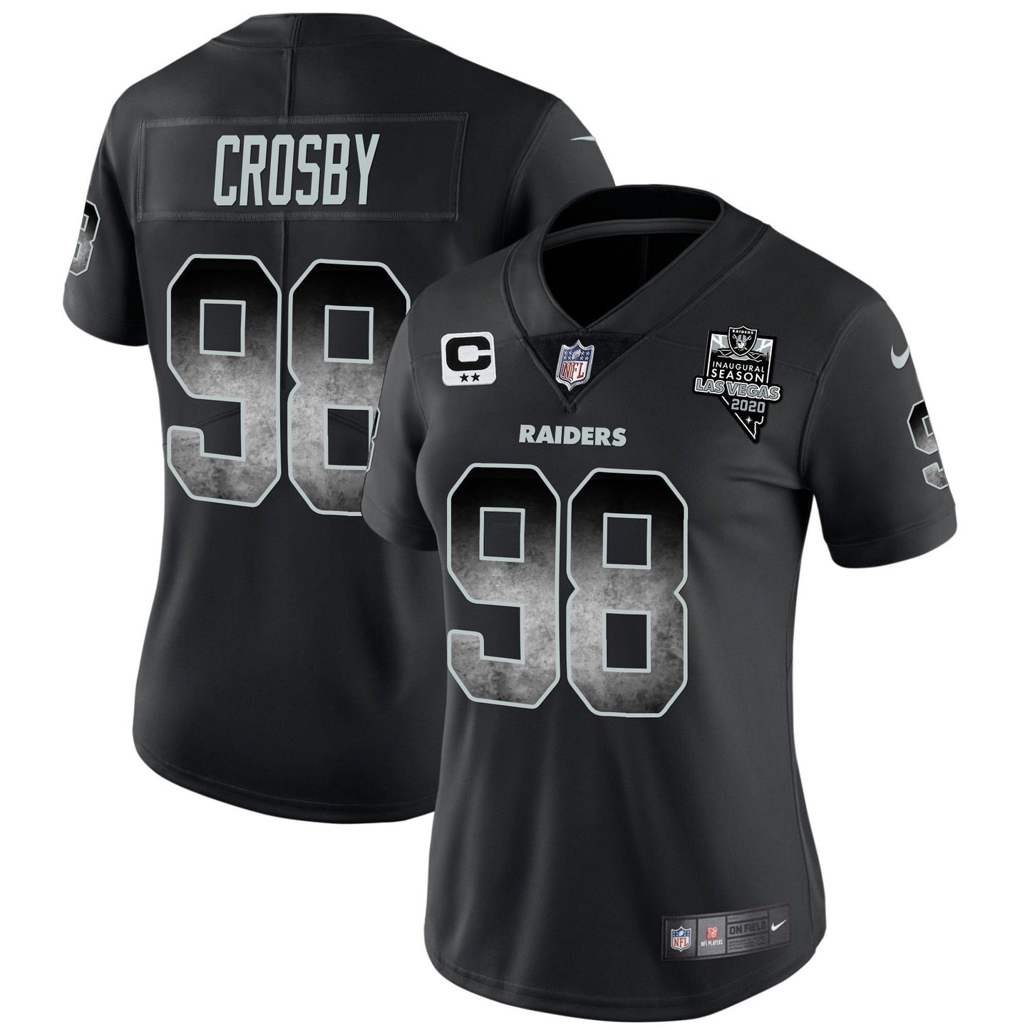 Camisa NFL Las Vegas Raiders Women’s Arch Smoke Vapor Jersey
