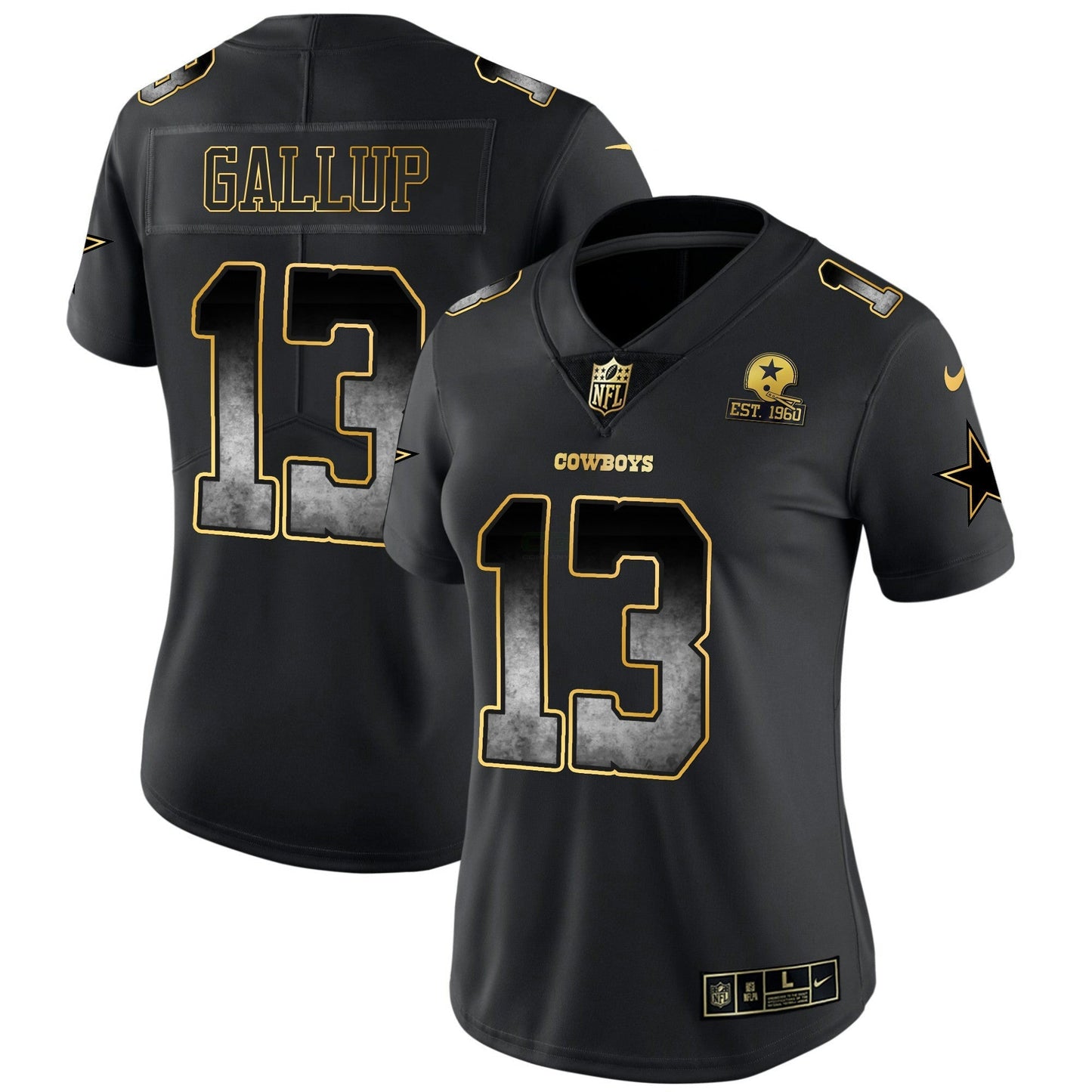 Camisa NFL Dallas Cowboys Women’s Arch Smoke Vapor Jersey