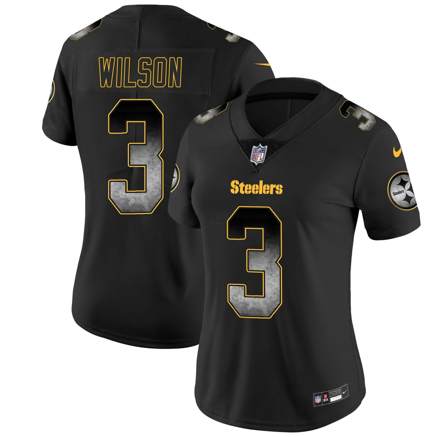 Camisa NFL Pittsburgh Steelers Women’s Arch Smoke Vapor Jersey