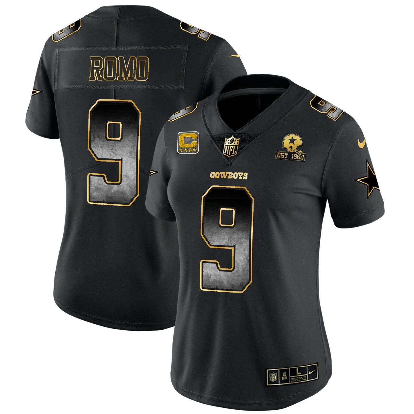 Camisa NFL Dallas Cowboys Women’s Arch Smoke Vapor Jersey