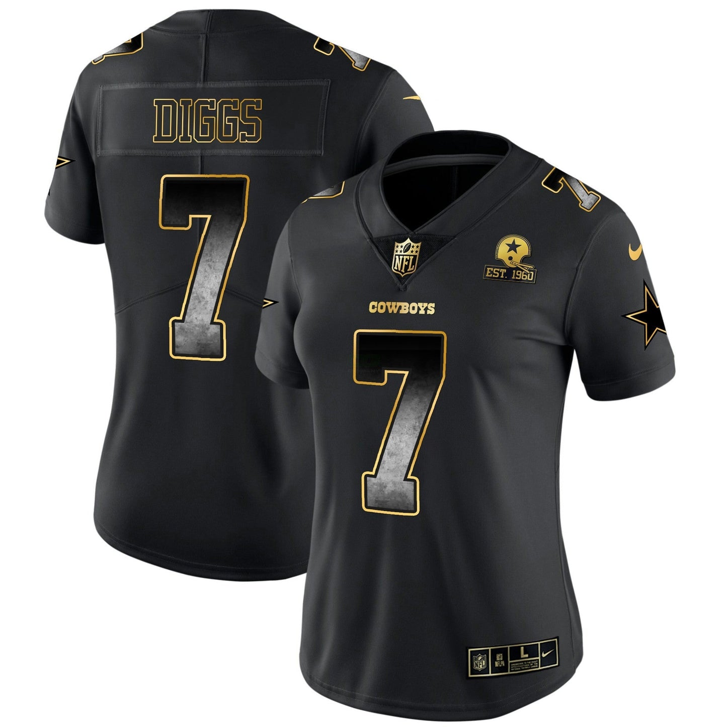 Camisa NFL Dallas Cowboys Women’s Arch Smoke Vapor Jersey