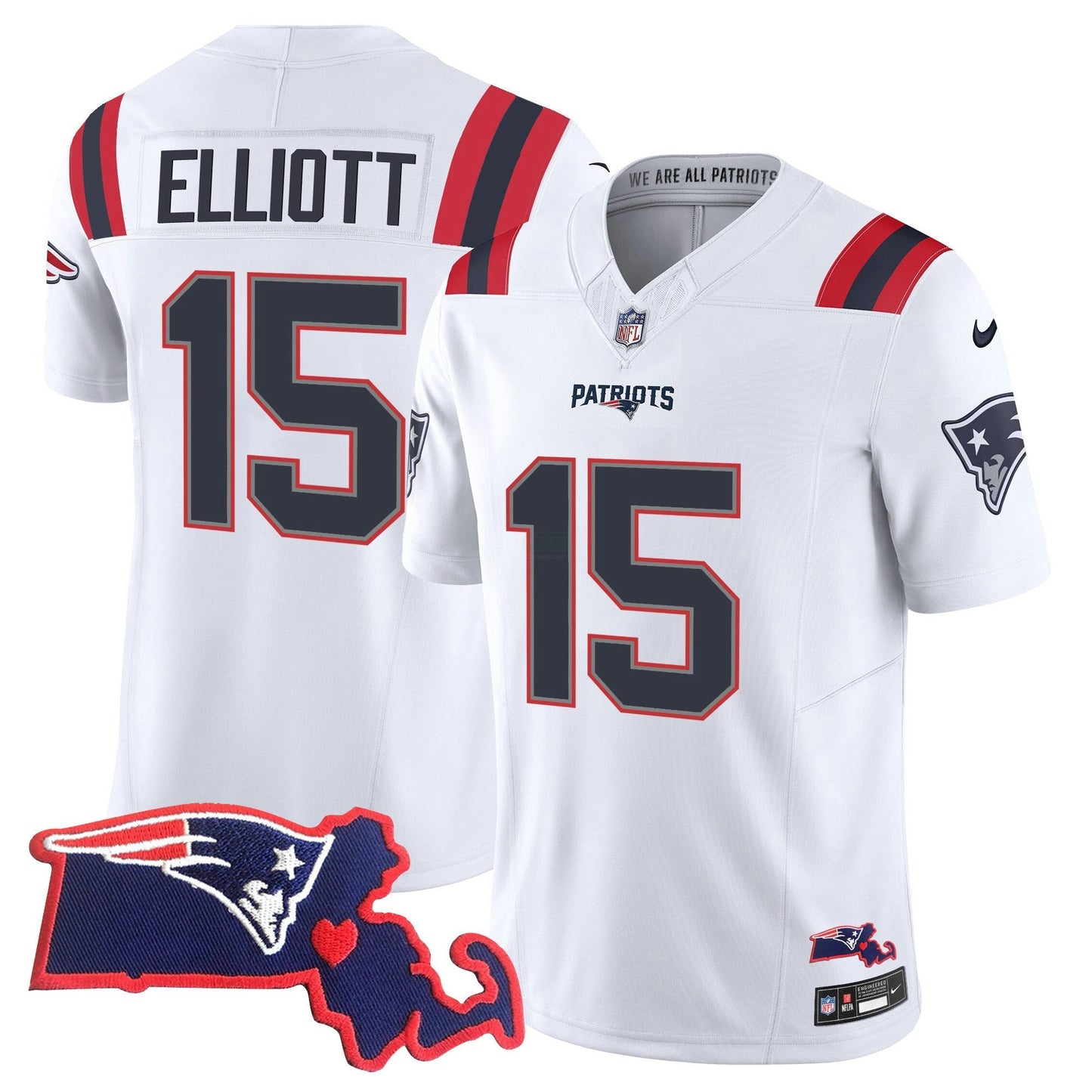 Camisa NFL Women’s Bill Belichick 6x Champions Vapor Jersey