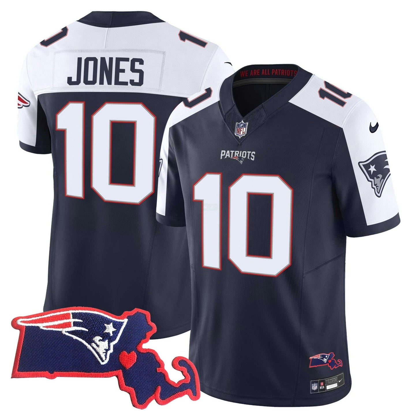 Camisa NFL Women’s Bill Belichick “SB 36, 38, 39, 49, 51 Champions” Vapor Jersey