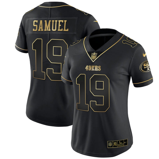 Camisa NFL Women’s Branca Dourada & Preta Dourada
