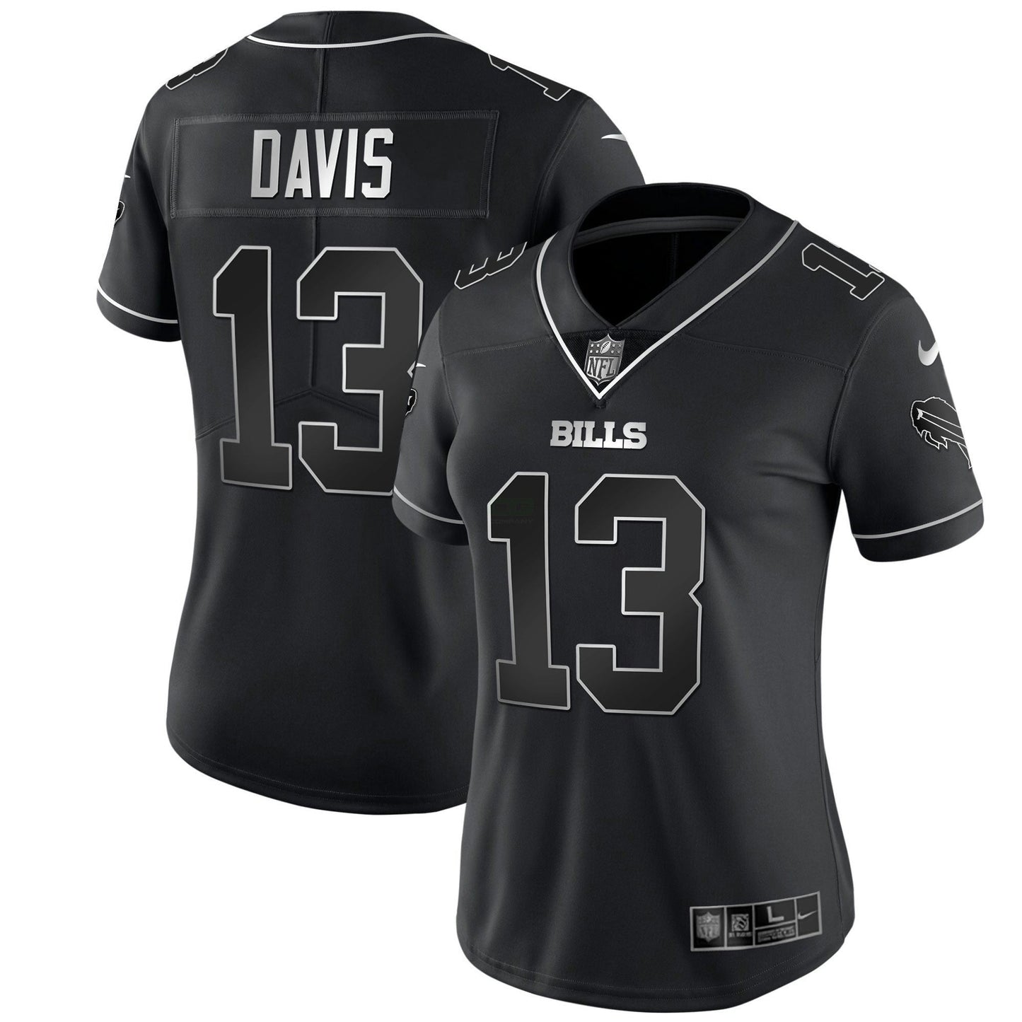 Camisa NFL Buffalo Bills Women’s Branca Dourada & Preta Dourada