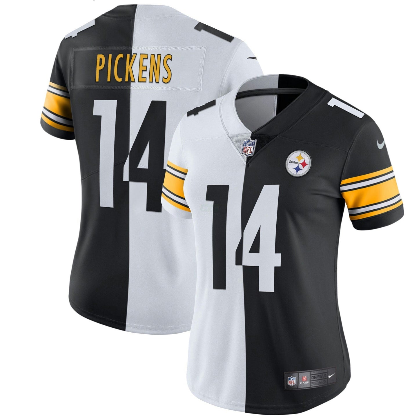 Camisa NFL Pittsburgh Steelers Women’s Branca Dourada & Preta Dourada
