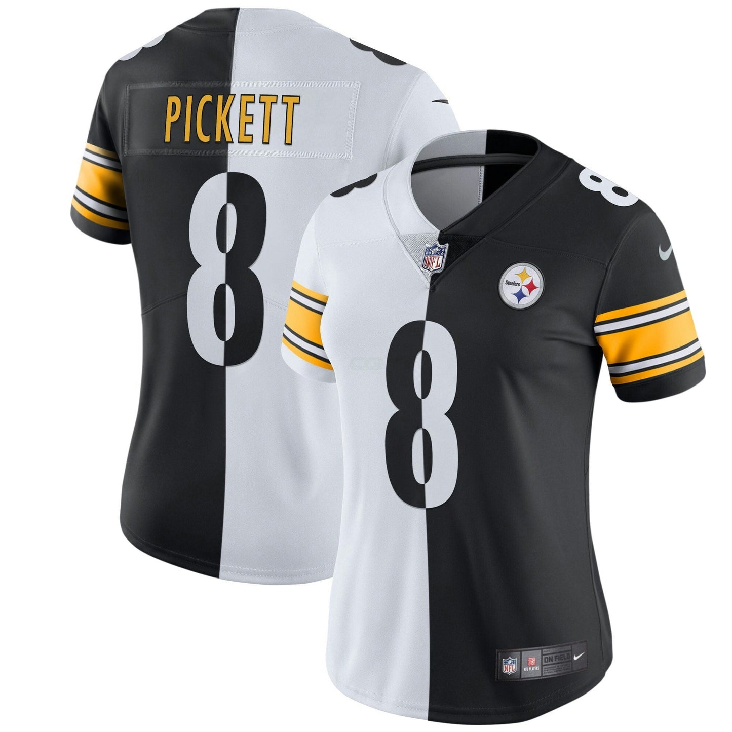 Camisa NFL Pittsburgh Steelers Women’s Branca Dourada & Preta Dourada