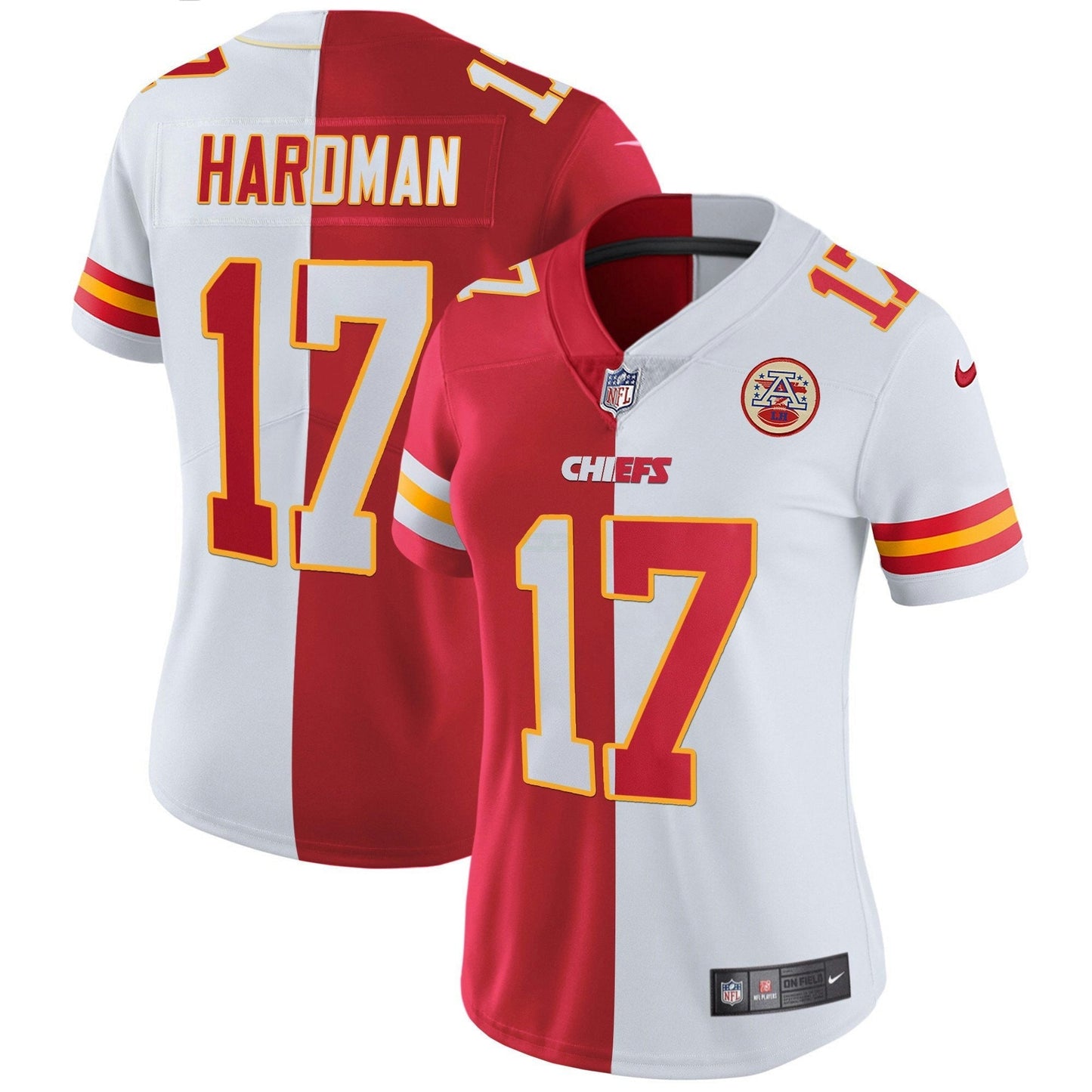 Camisa NFL Kansas City Chiefs Women’s Branca Dourada & Preta Dourada