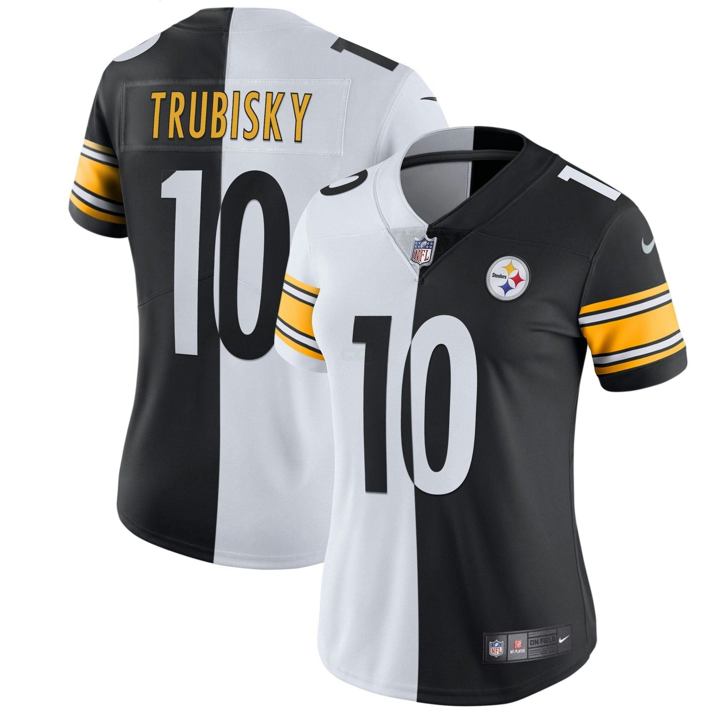 Camisa NFL Pittsburgh Steelers Women’s Branca Dourada & Preta Dourada