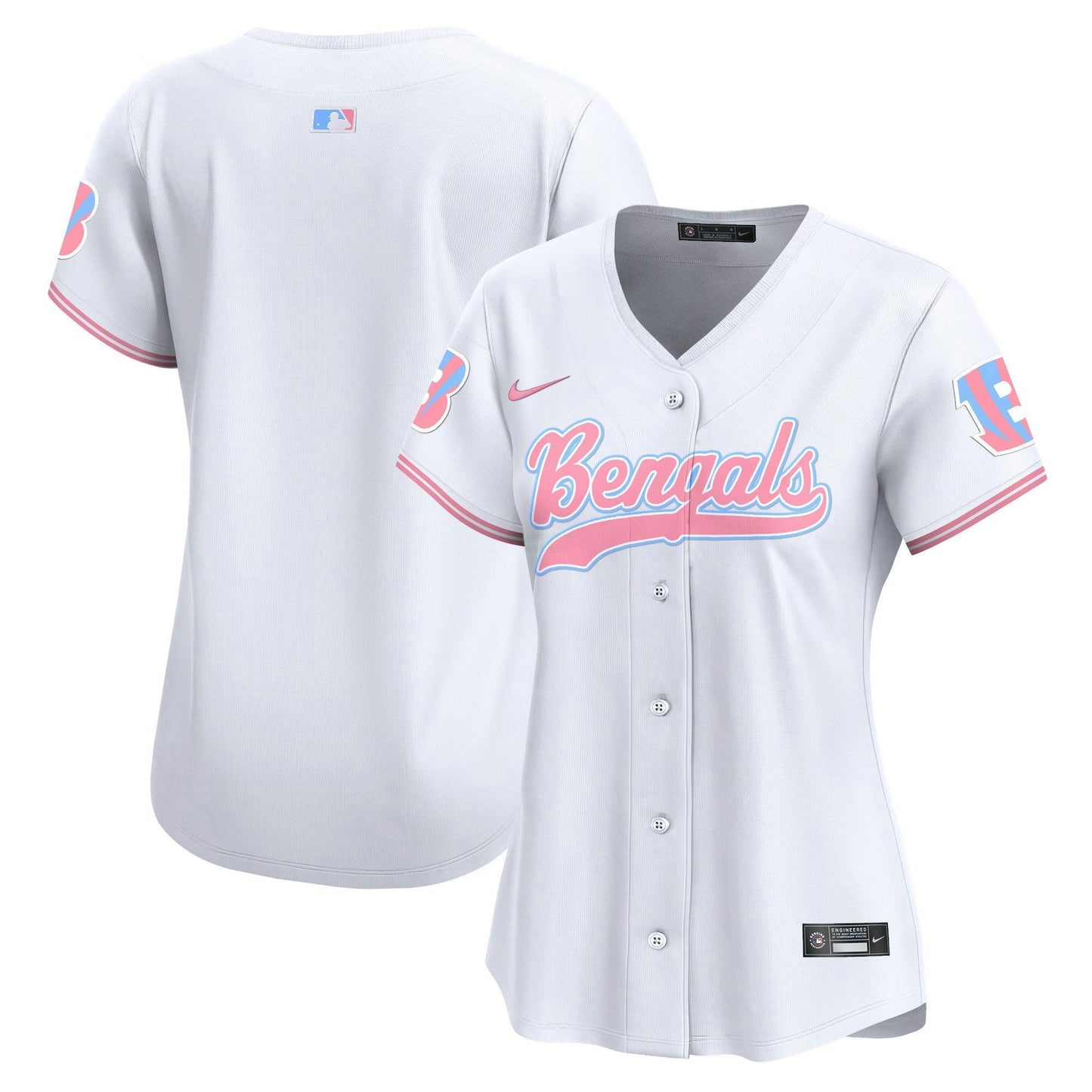 Camisa NFL Cincinnati Bengals Women’s Bubblegum Pink Vapor Premier Limited Jersey