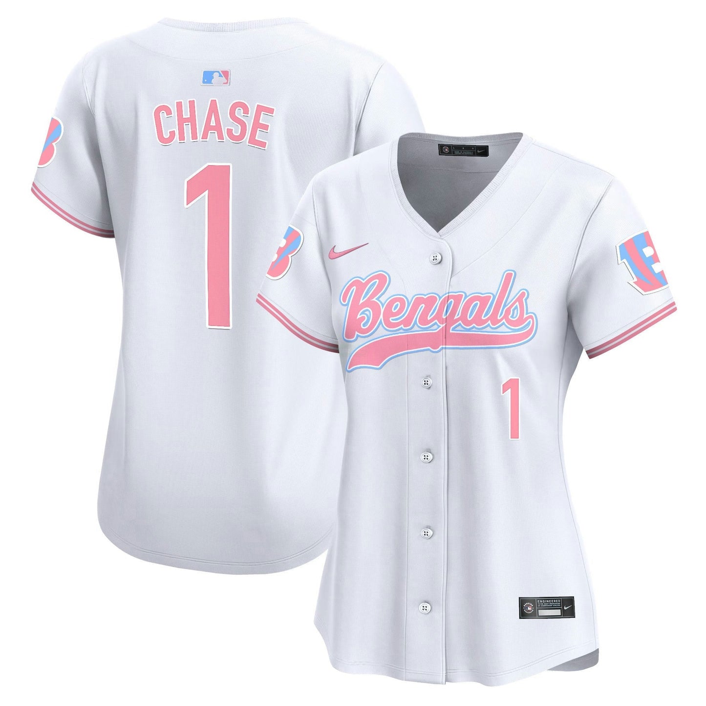 Camisa NFL Cincinnati Bengals Women’s Bubblegum Pink Vapor Premier Limited Jersey