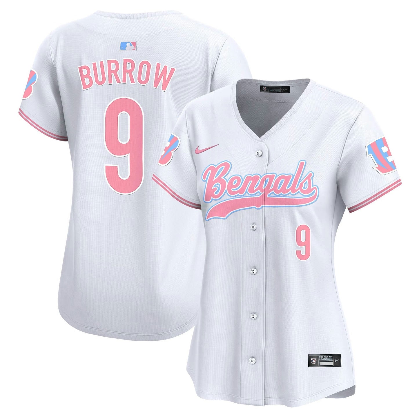 Camisa NFL Cincinnati Bengals Women’s Bubblegum Pink Vapor Premier Limited Jersey