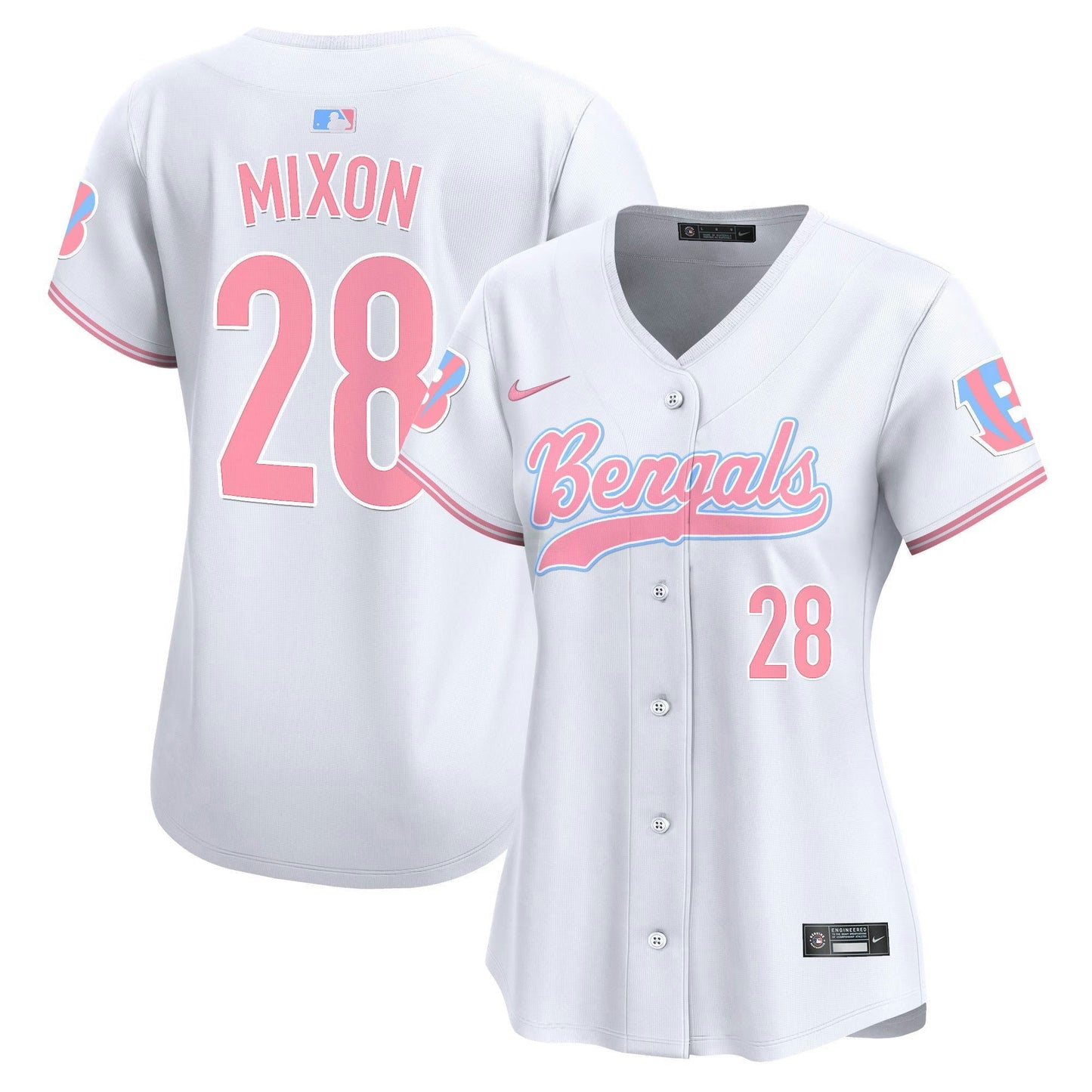 Camisa NFL Cincinnati Bengals Women’s Bubblegum Pink Vapor Premier Limited Jersey