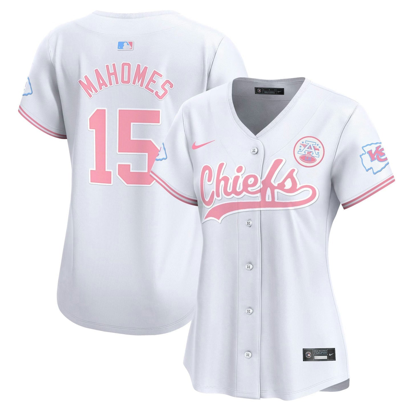 Camisa NFL Kansas City Chiefs Women’s Bubblegum Pink Vapor Premier Limited Jersey