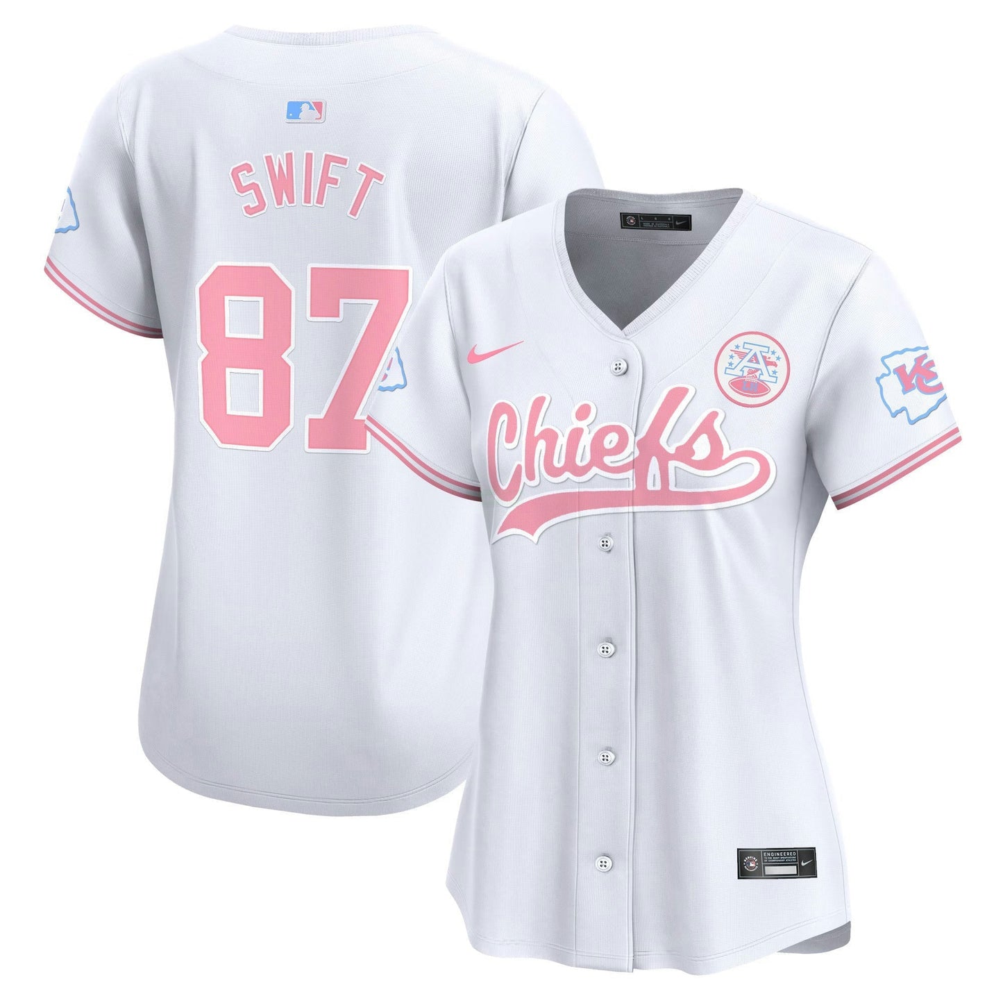 Camisa NFL Kansas City Chiefs Women’s Bubblegum Pink Vapor Premier Limited Jersey