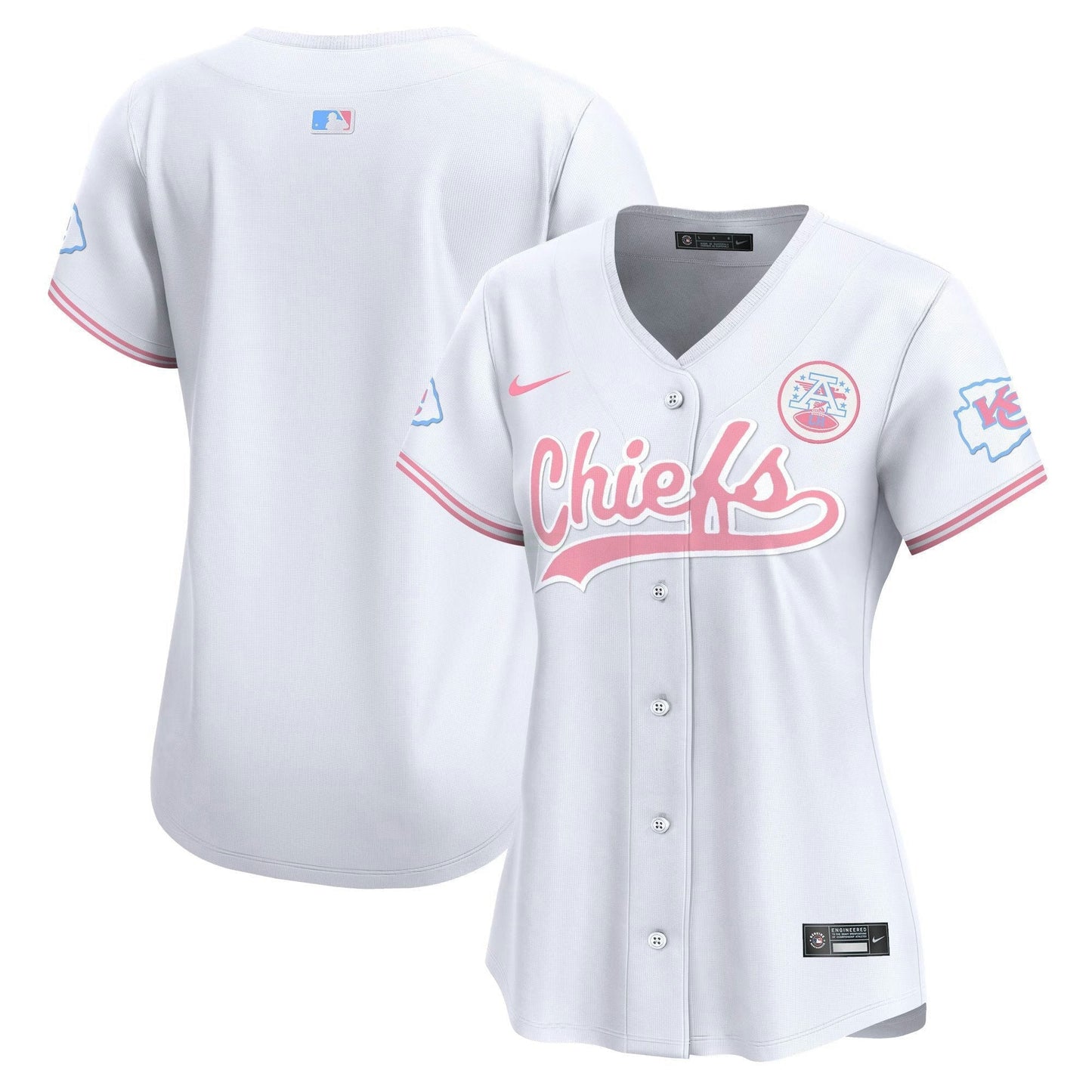 Camisa NFL Kansas City Chiefs Women’s Bubblegum Pink Vapor Premier Limited Jersey