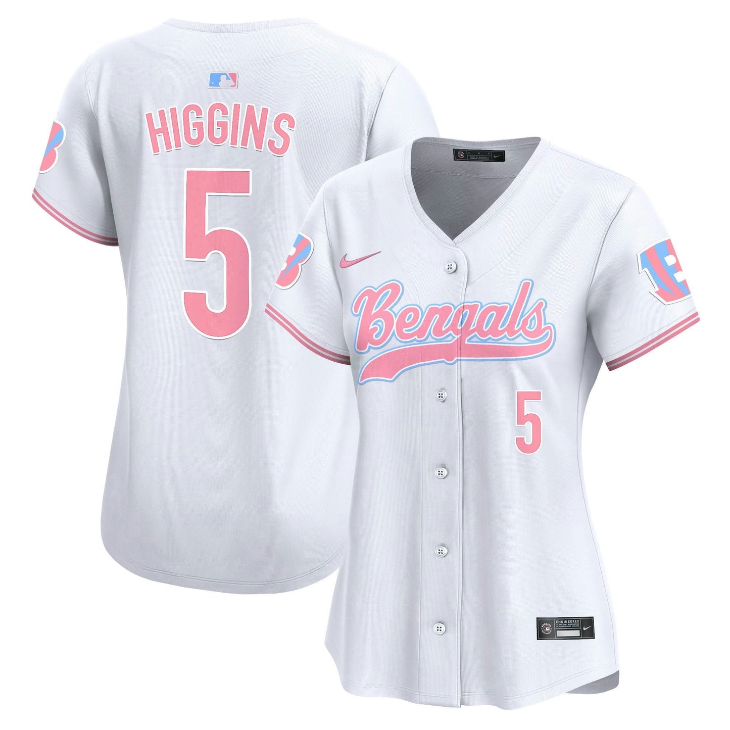 Camisa NFL Cincinnati Bengals Women’s Bubblegum Pink Vapor Premier Limited Jersey